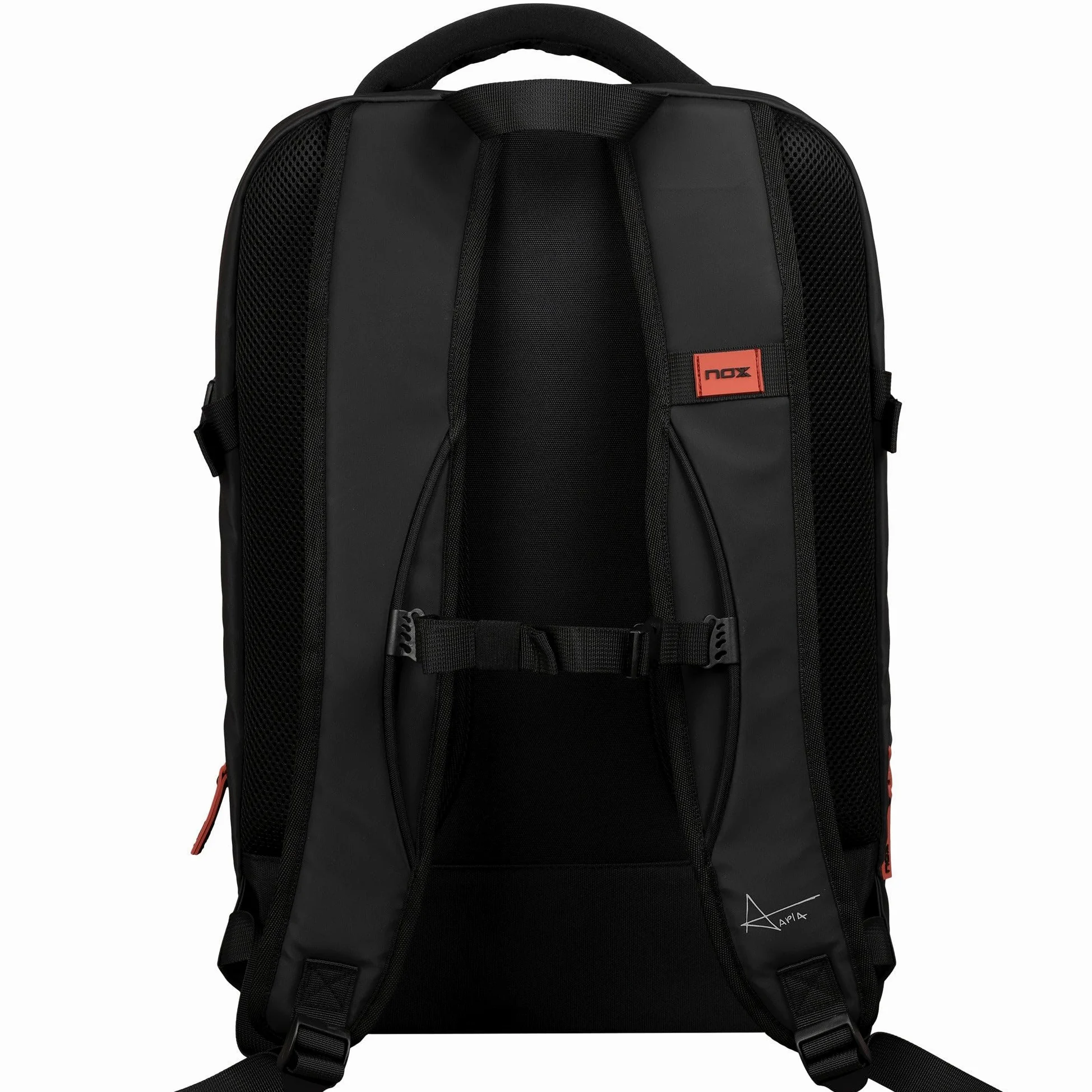 NOX Mochila LUXURY OPEN SERIES negro/rojo