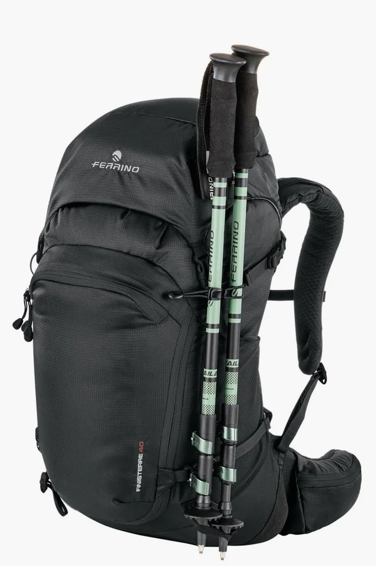 Ferrino Mochila Trekking FINISTERRE 40, Negro , 40 LITRI, Mochila