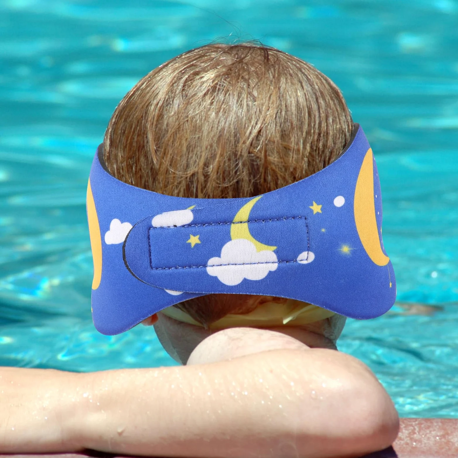 BESPORTBLE Diadema De Natación Banda para El Cabello De Natación Nadar Gorro Natacion Gorro De Piscina Bandas para La Cabeza De Natación Diadema De Baño Neopreno Blue
