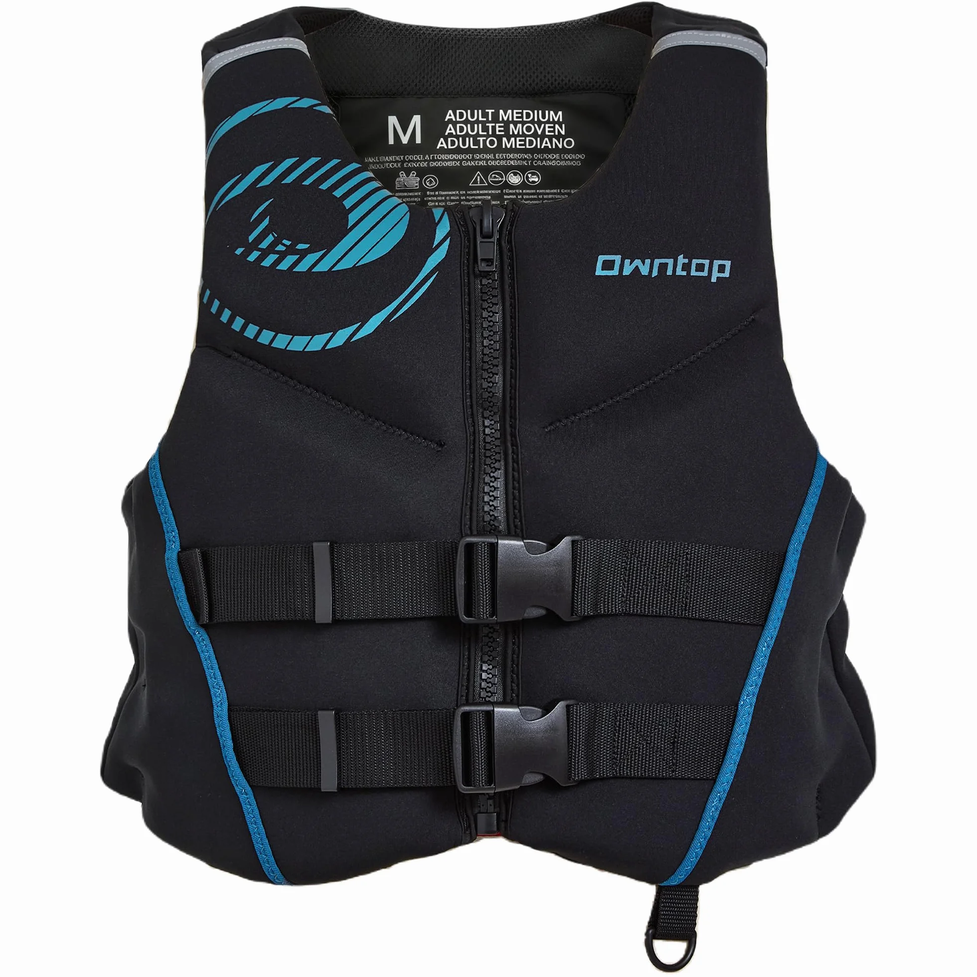 Owntop Ayuda a la Flotabilidad para Adultos | Chaleco de Natación de Neopreno Ligero | Chaleco de Flotabilidad Plegable con Doble Correa de Ajuste para Kayak, Paddle y Navegación