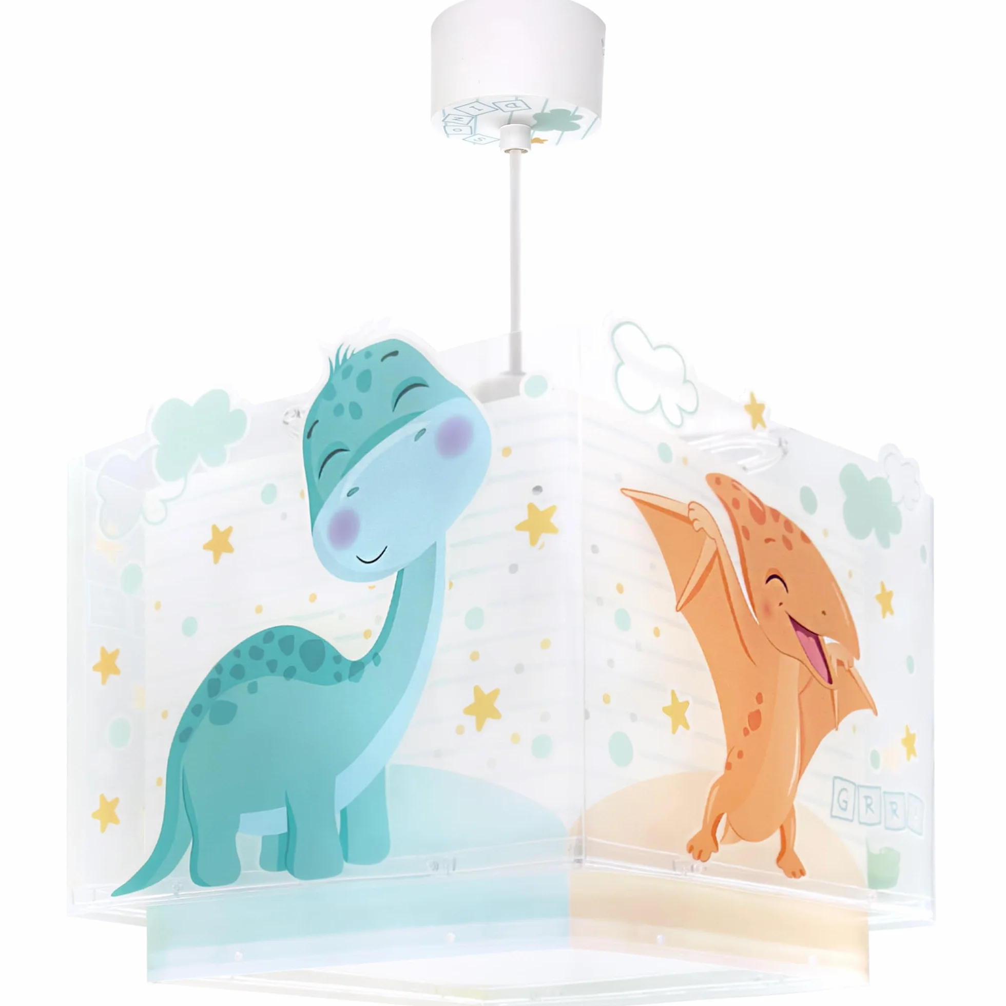 Dalber Lámpara De Techo Colgante Infantil Baby Dinos Dinosaurios