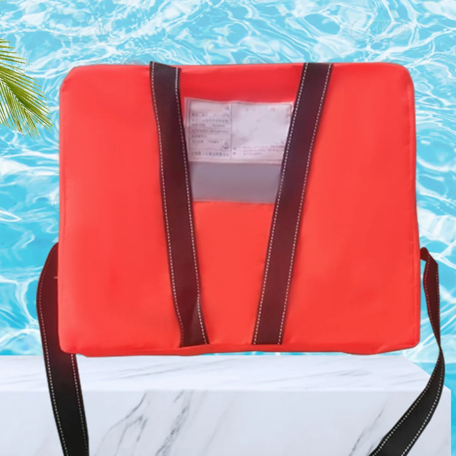 Dispositivo de flotación arrojable para barcos Almohadilla impermeable de | Cojín Flotante Lanzable De Rescate en kayaks canoas rescate