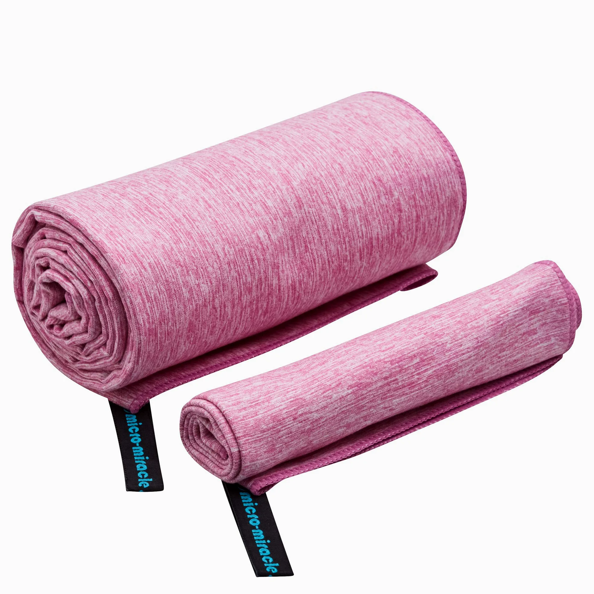 Toalla de microfibra de secado rápido para el gimnasio en casa, playa, deportes, camping y viajes, XL 30 x 60 pulgadas, 2 en 1, toalla de mano pequeña incluida, súper absorbente, extra suave, ligera y