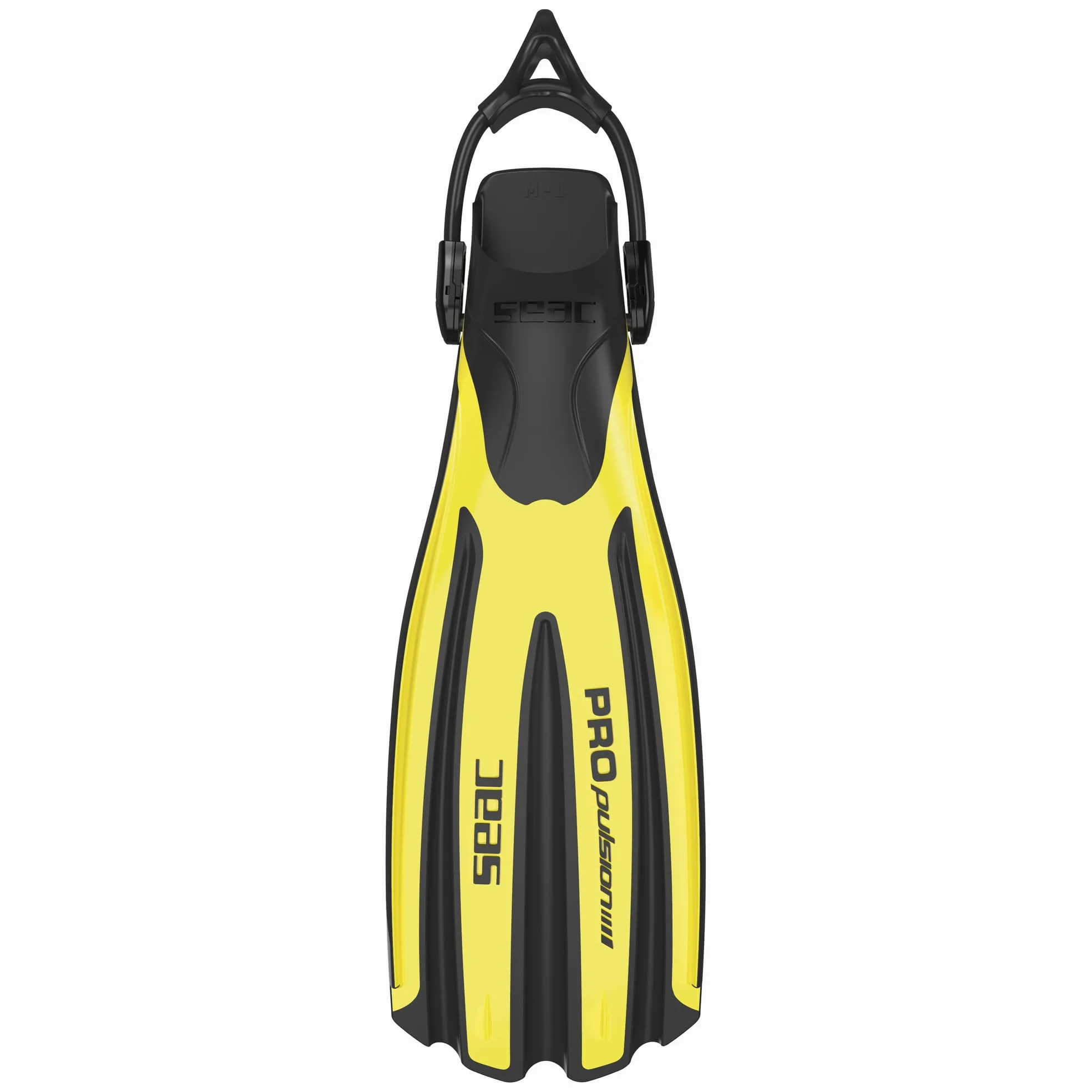 SEAC Aletas de buceo Propulsion S con correa elástica, fabricadas en Italia