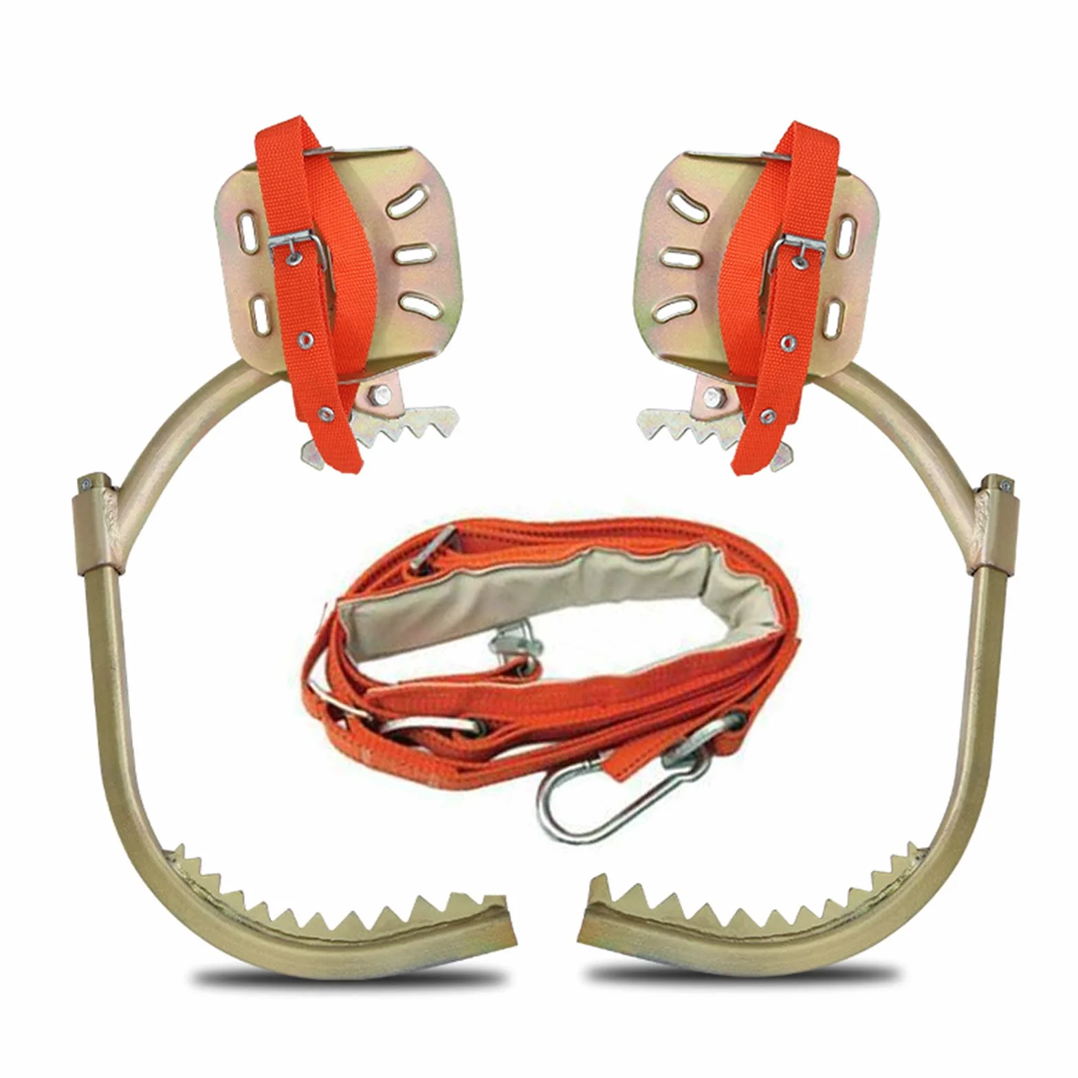 Crampones forestales para árboles con cinturón de seguridad, equipo de escalada para trabajadores eléctricos
