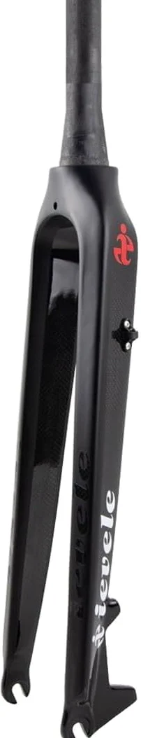 Horquilla Rígida para Bicicleta Montaña 26 27.5 29 Fibra Carbono MTB Horquilla Freno Disco Horquillas Rígidas 1-1/2" Cónicas Sin Rosca Ultraligeras 9Mm QR Horquillas Duras D,29