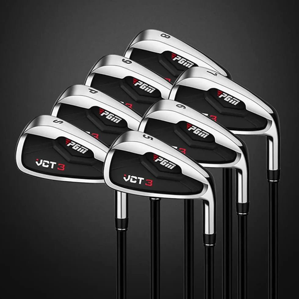 Juego de Palos de Golf Hierro #5-#9 PW SW Carbono/Acero para Hombres Diestros