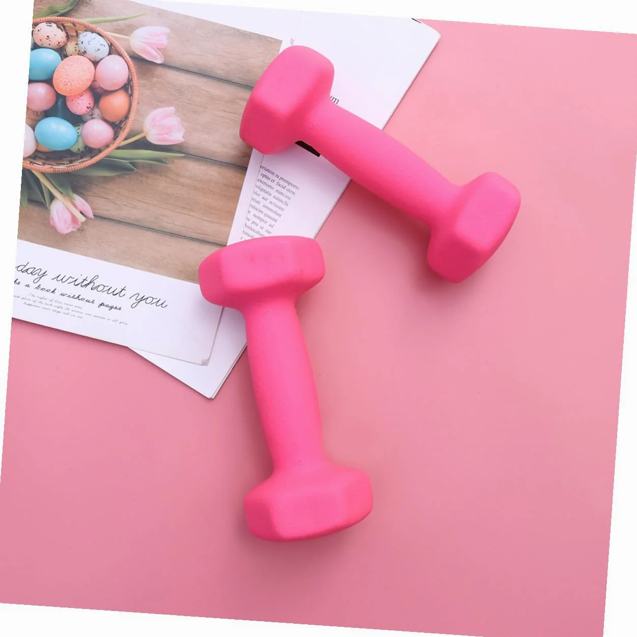 BESPORTBLE Par campana recubierto de vinilo campanas tontas forma hexagonal mancuerna de fitness dama pesas mancuernas barra con pesas mujeres con pesas yoga mancuerna pequeña hombre