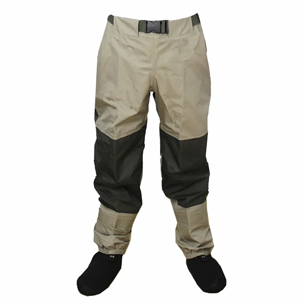 Kylebooker Pesca con Mosca Pantalones de Vadeador Rope de Pesca Cintura Impermeable Transpirable Waders con Calcetines KB003