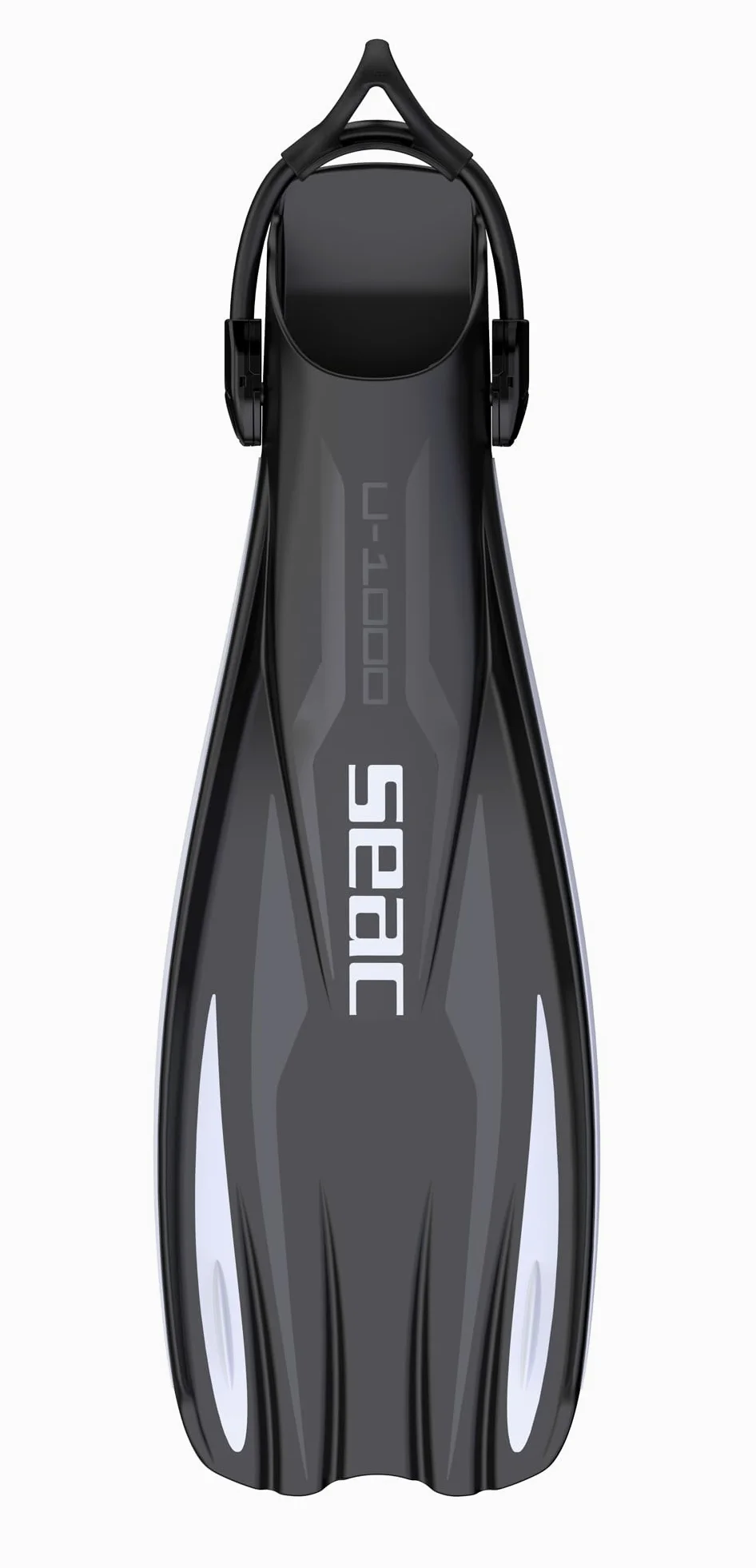 SEAC U-1000 Aletas de Buceo para Uso recreativo y Profesional, Unisex Adulto
