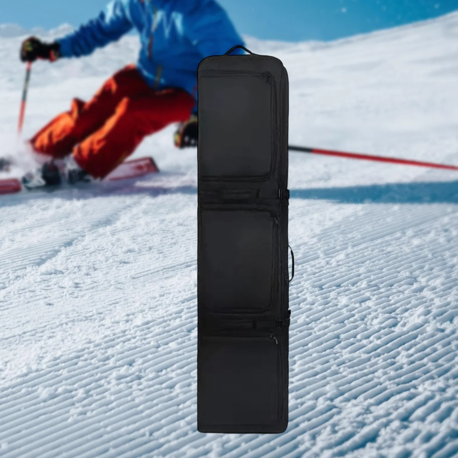 KESOTO Bolsa de Snowboard Impermeable con Ruedas Resistente a Arañazos