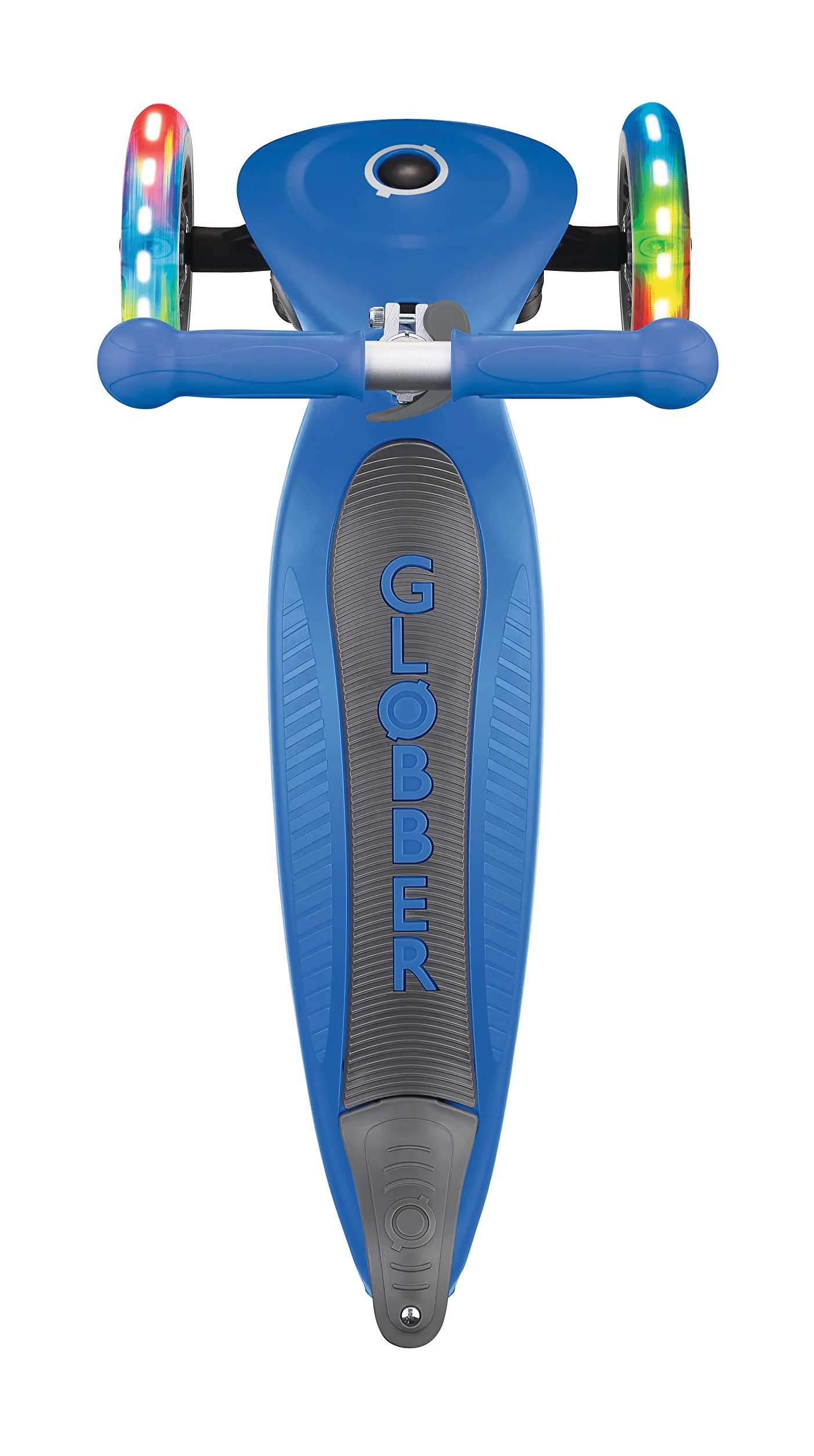 Globber Primo Foldable - Ruedas Luminosas (Plegables, Talla única), Color Azul Marino