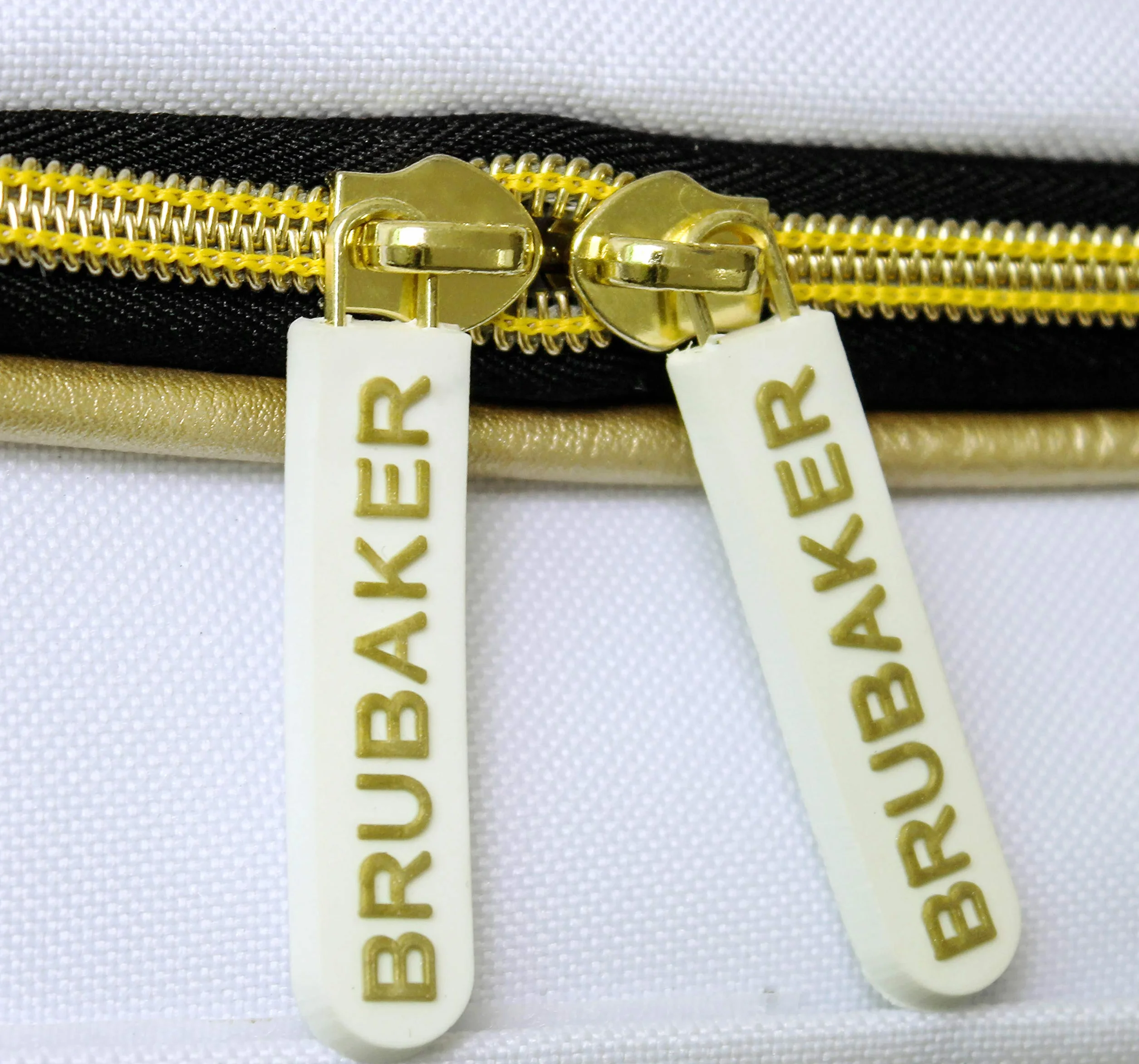 BRUBAKER Grenoble Bolsa de Deporte Mochila para Botas de Esquí Casco Accesorios Blanco Dorado