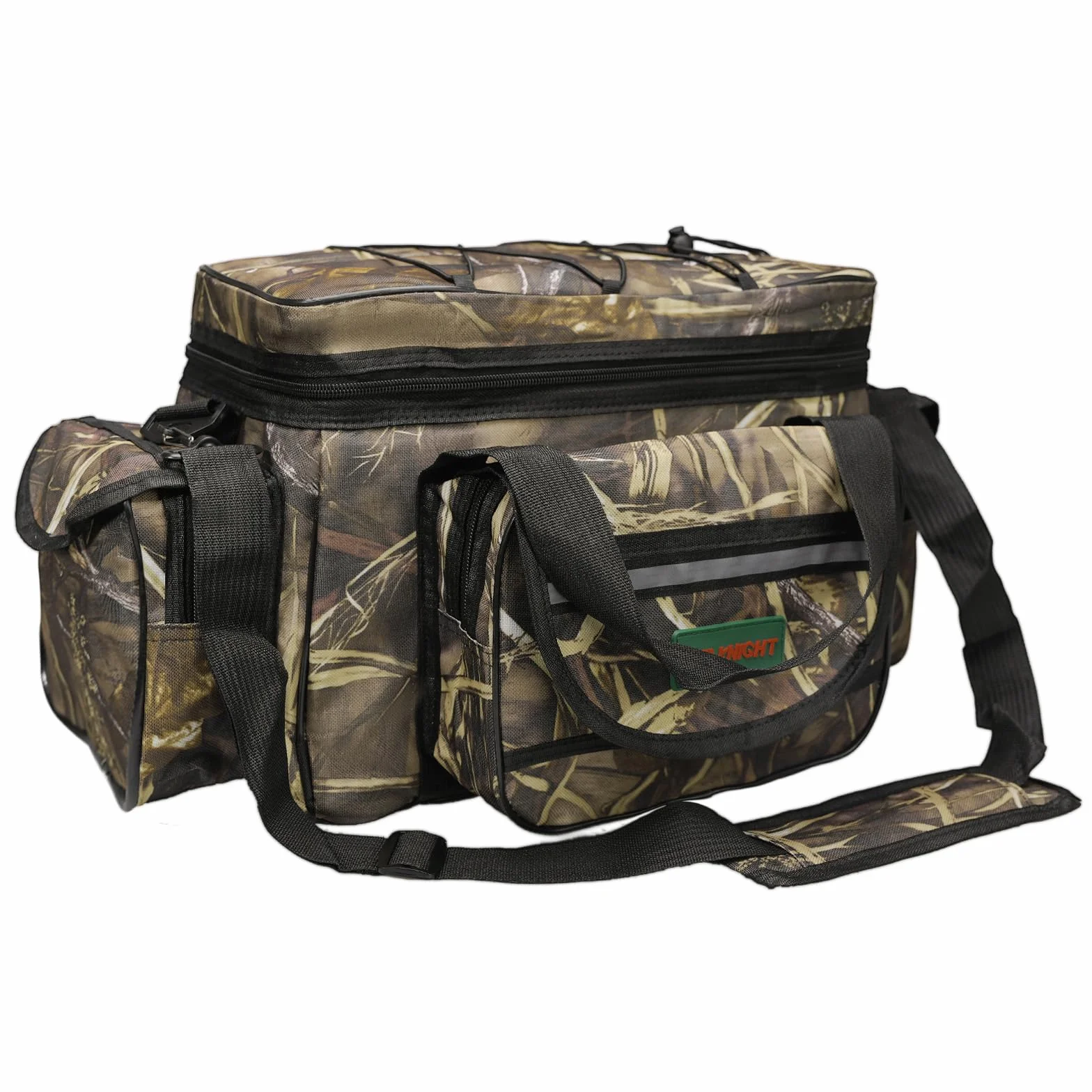 Seaknight SK003 Bolsa de pesca para carpas, un solo hombro, camuflaje, 50x28x27 cm