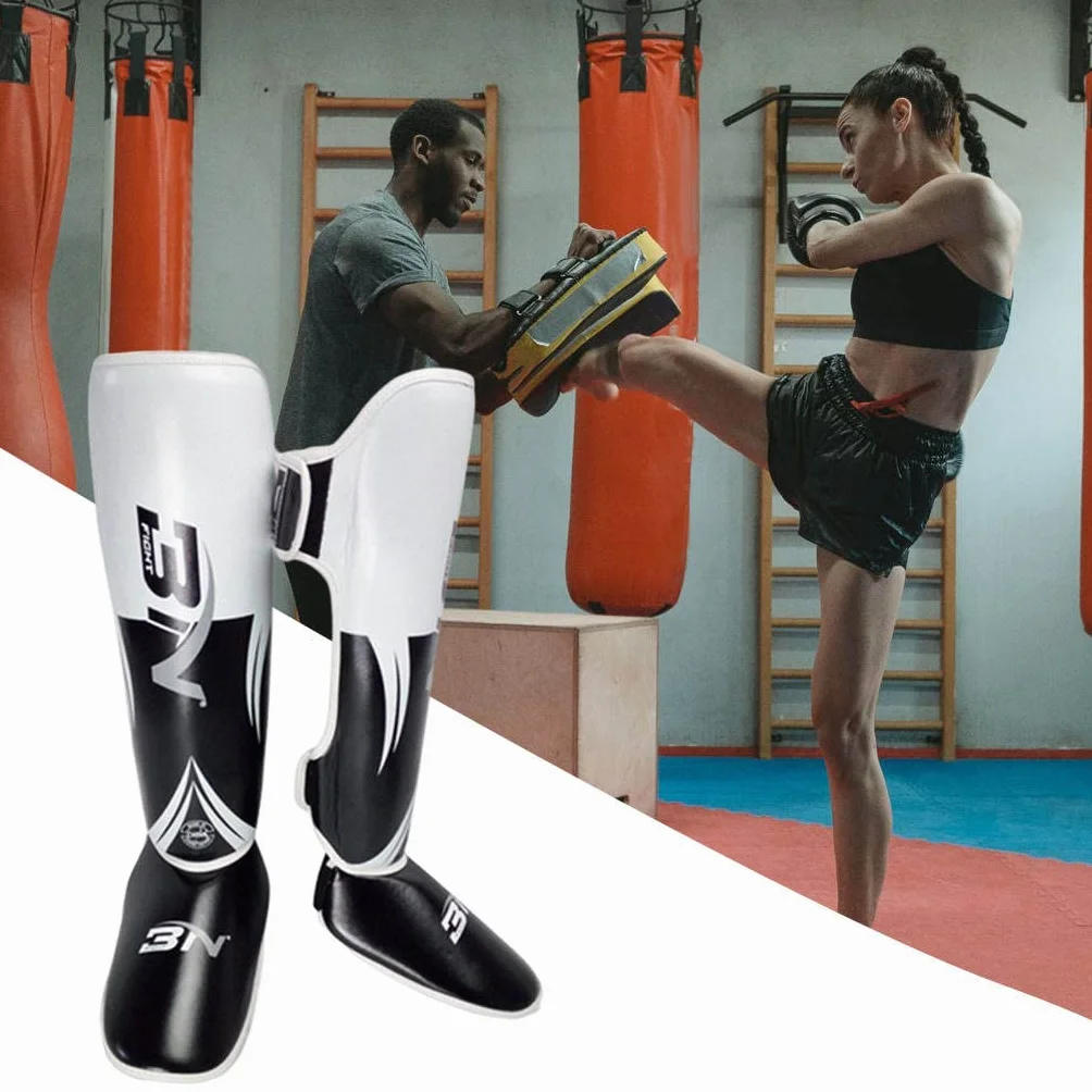 Espinilleras Boxeo Kickboxing Boxeo en Tailandia Thai de Entrenamiento Espinilleras Empeine