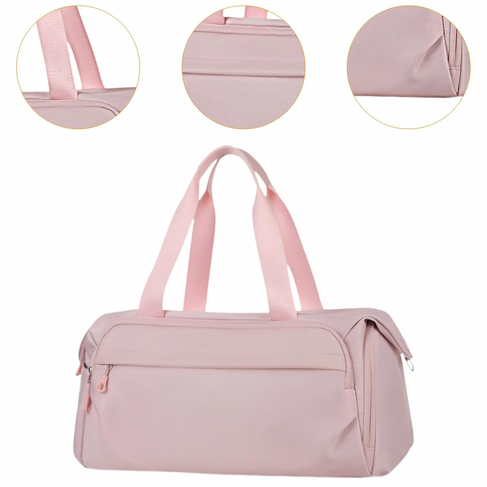 Bolsa de Gimnasio Deportiva con Compartimento para Zapatos Y Bolsillo Impermeable. Bolsa de Deporte Ligera Y Práctica para Gimnasio, Entrenami