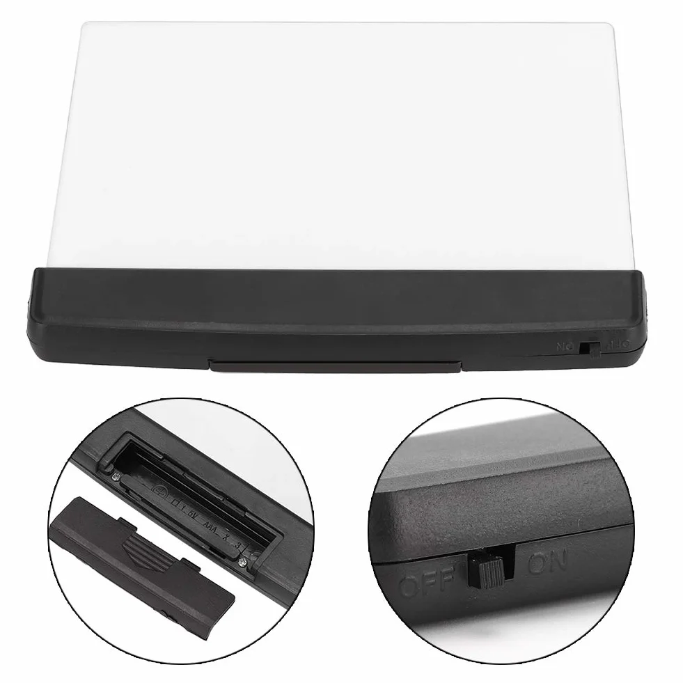 Luces Planas LED para Libros, Lámpara de Lectura de Panel Protección Ojos