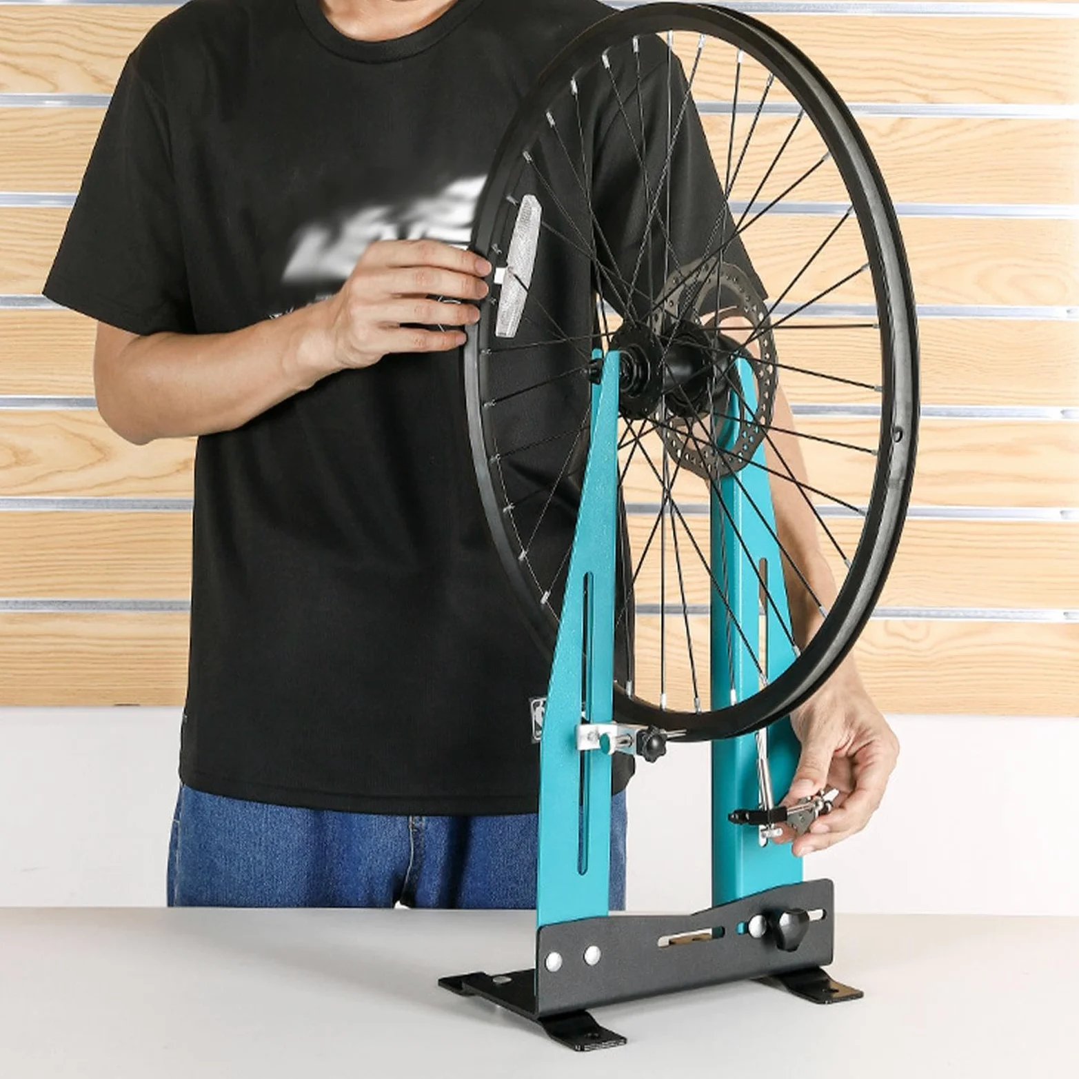 Soporte De Alineación De Ruedas De Bicicleta - Soporte De Alineación Giratorio Herramientas De Reparación De Bicicletas, Herramientas De Reparación De Bicicletas Livianas | Soporte Ajustable