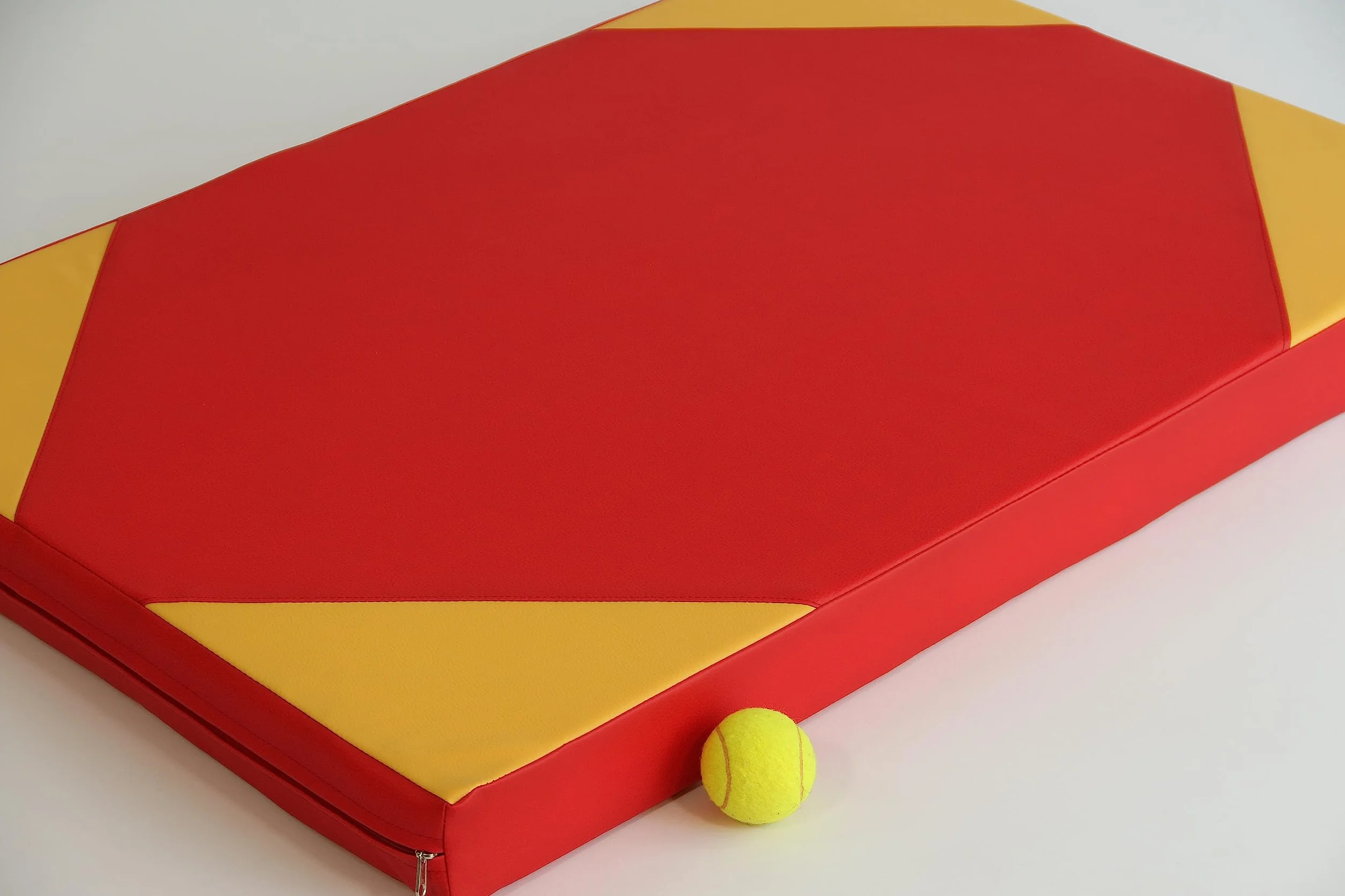 NIROSPORT colchoneta deportiva 100 x 70 x 8 cm Rojo/Amarillo