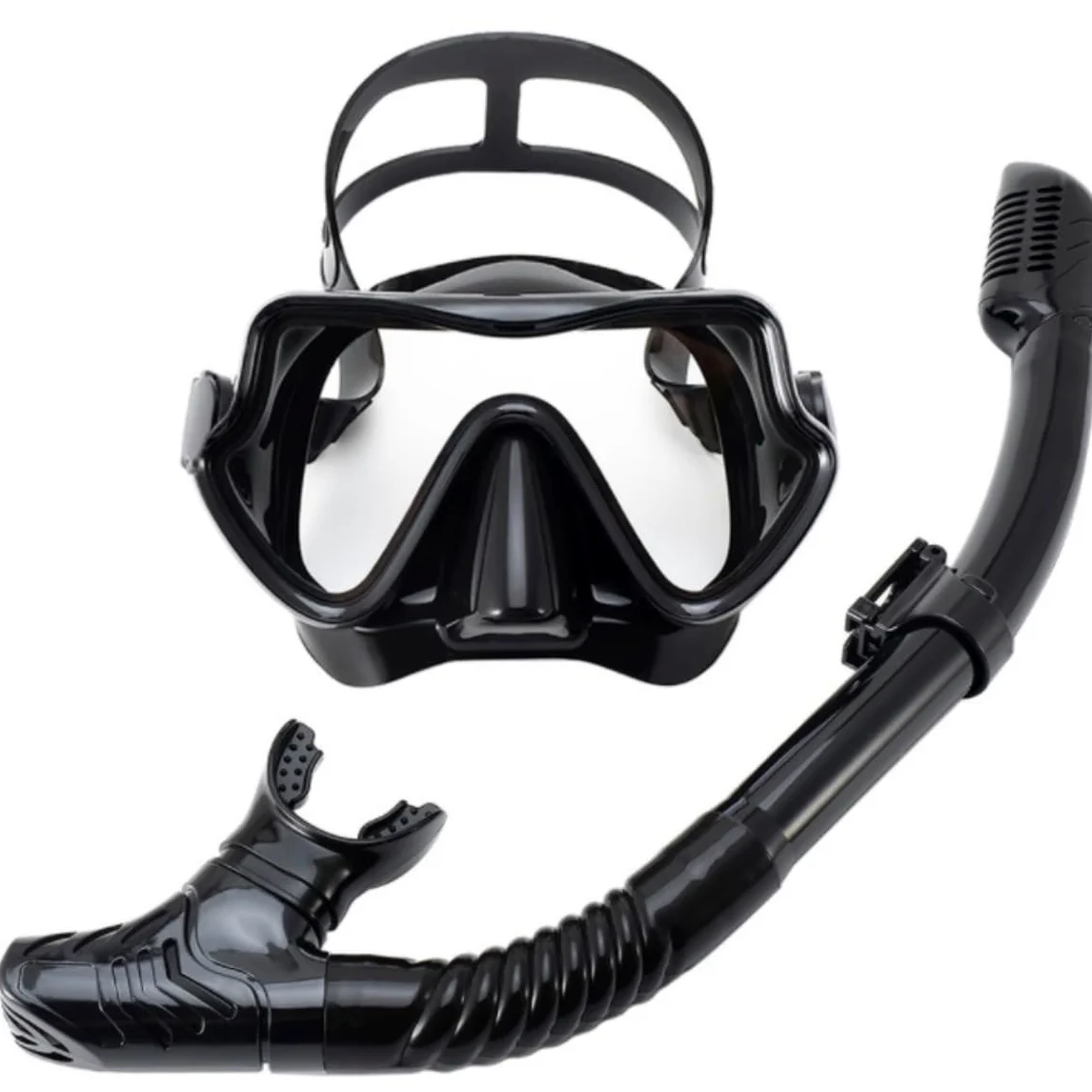 Máscara Snorkel Máscara Buceo Premium Snorkel Set Máscara De Buceo para Adultos Natación Gafas Dry Equipo de Snorkel