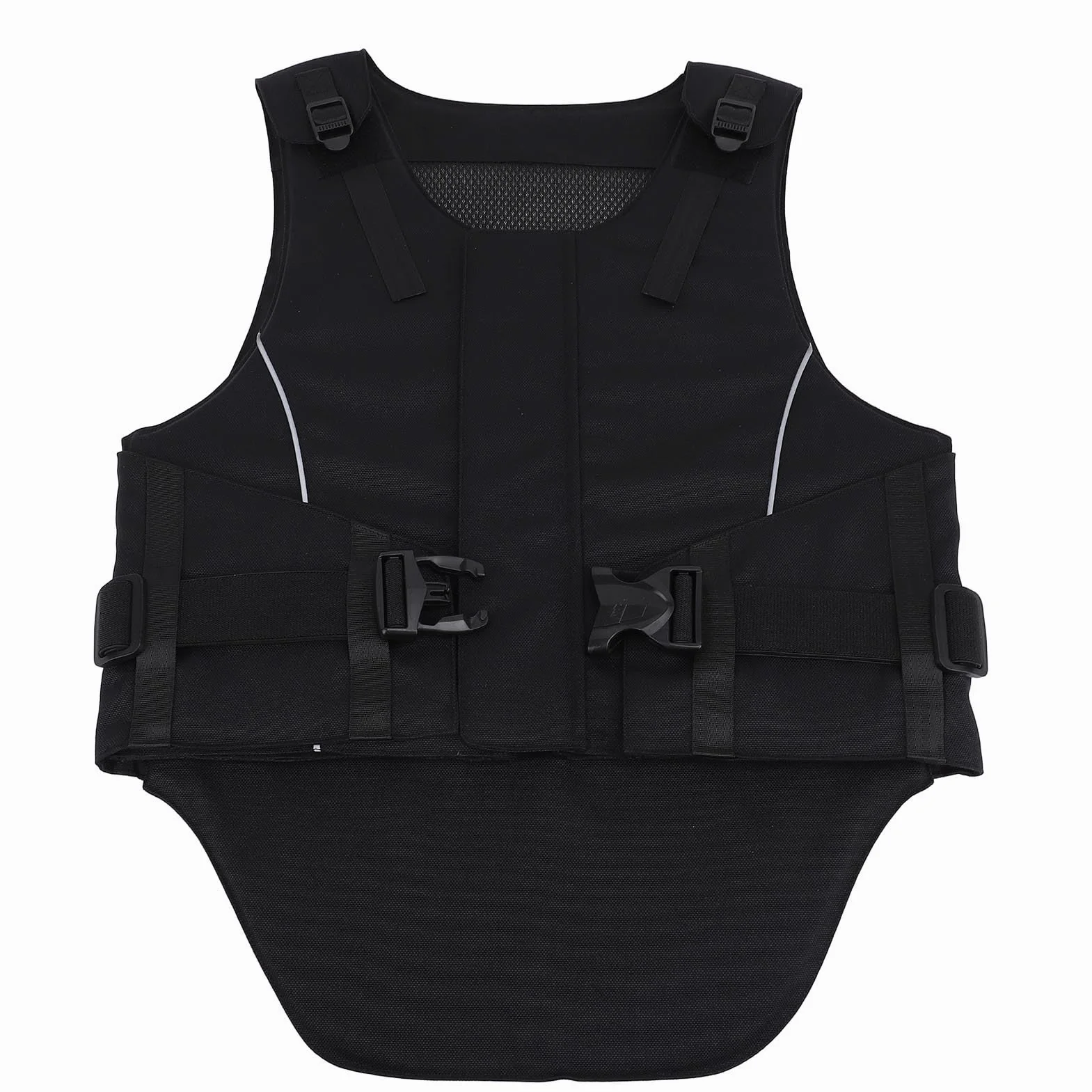 Dilwe Chaleco de Seguridad Ecuestre, Unisex para Niños, Acolchado de Espuma, Chaleco Protector para Montar a Caballo, Protector Corporal, Equipo de Protección