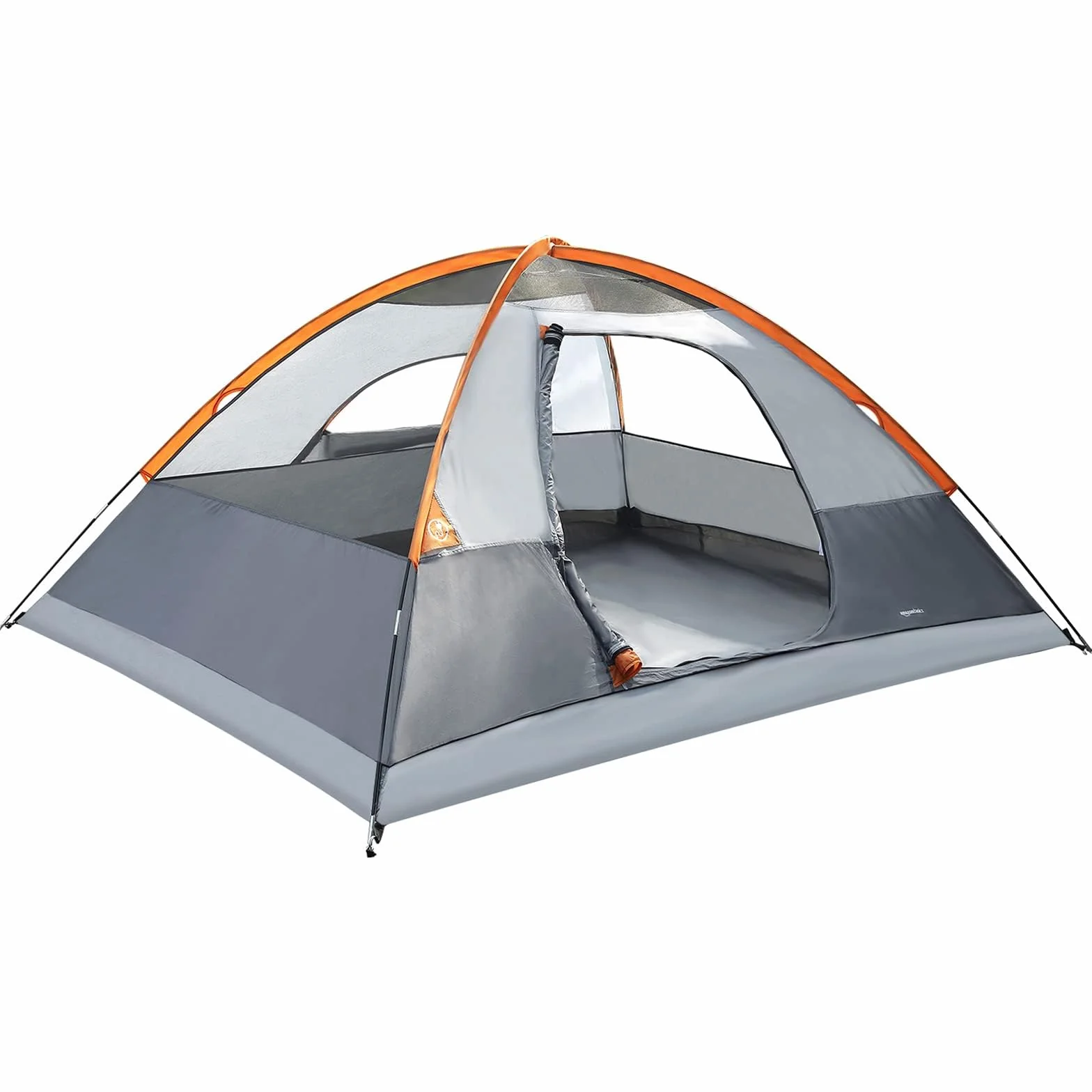 Amazon Basics Tienda de campaña impermeable 6 personas 3 estaciones lona bolsa transporte
