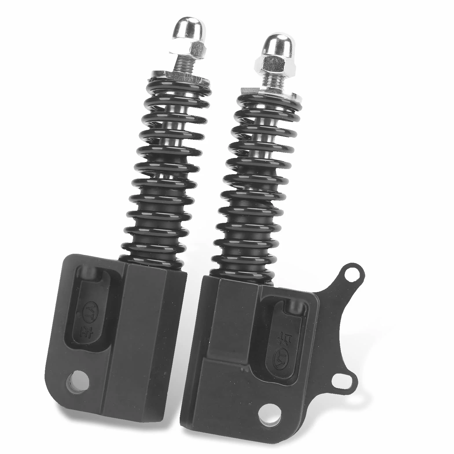 RiToEasysports Amortiguador Patinete Eléctrico 10 Pulgadas Suspensión Resorte Hidráulico para Kugoo M4 Horquilla Delantera Negro