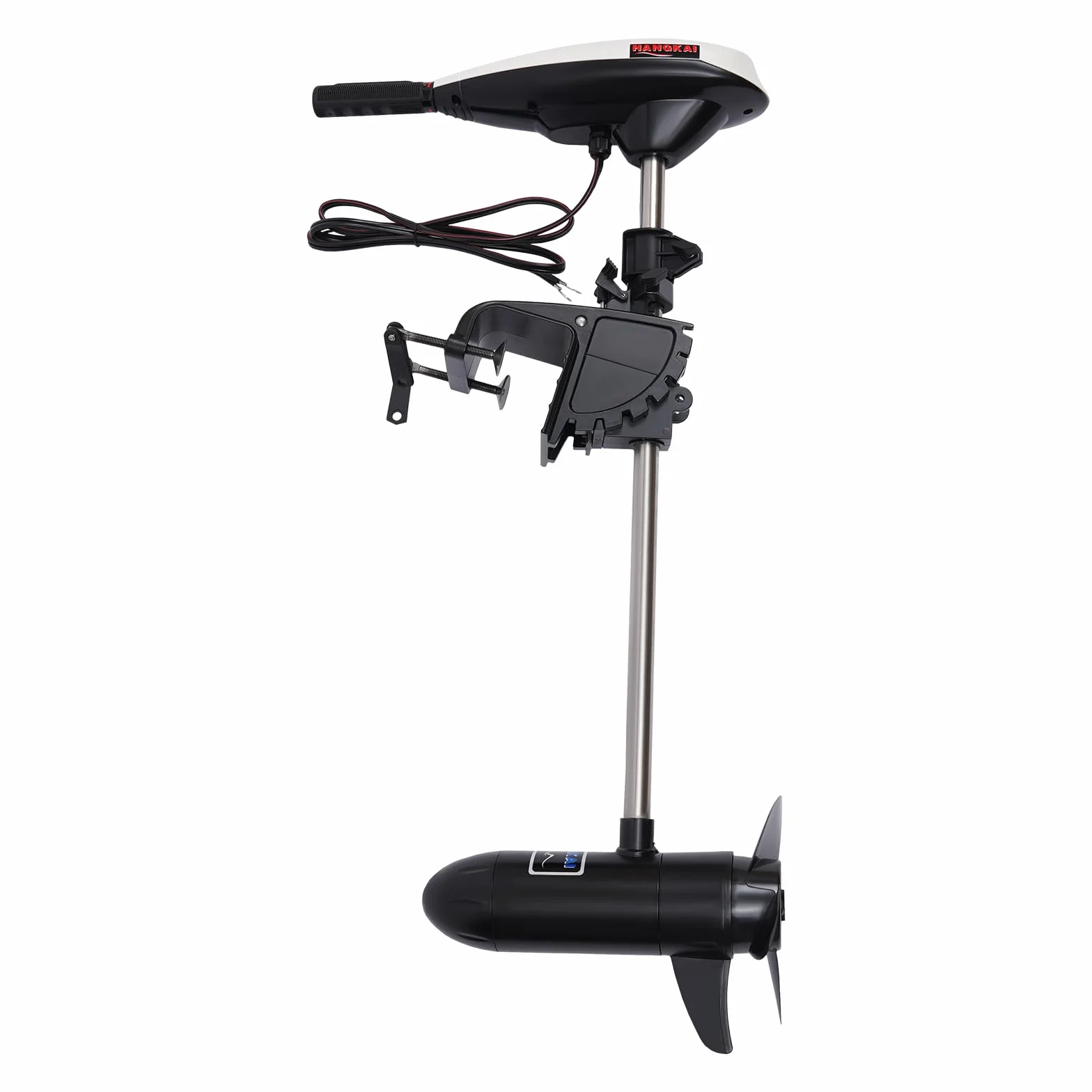 Motor eléctrico Hangkai ET45L de 12 V, 552 W, con control de velocidad F5-R2, velocidad máxima de 4 a 5 km/h, motor eléctrico silencioso de 50 dB para kayaks inflables.