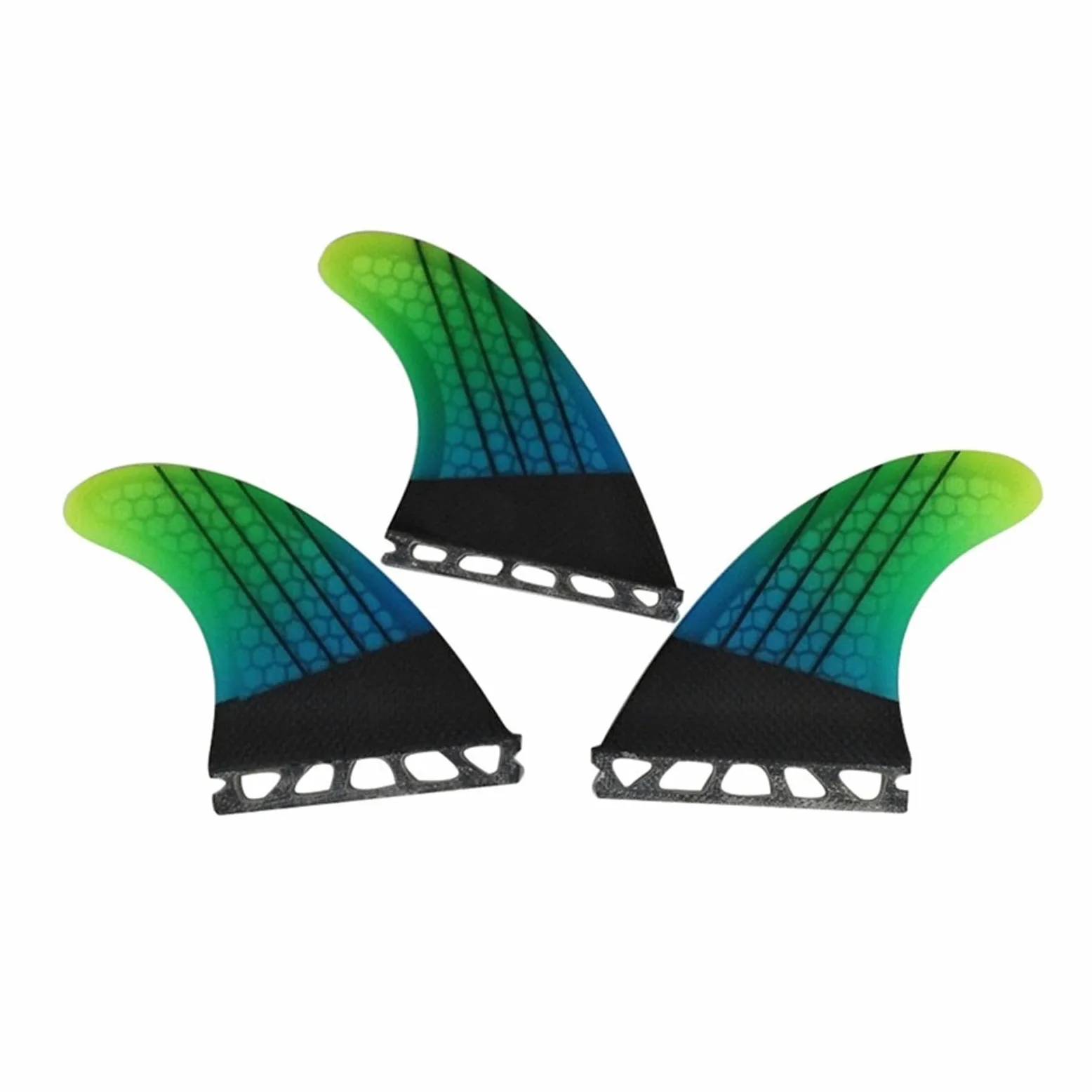 M Tri Fins Aletas for Tablas de Surf Fibra Carbono Propulsor Aletas Fácil de reemplazar