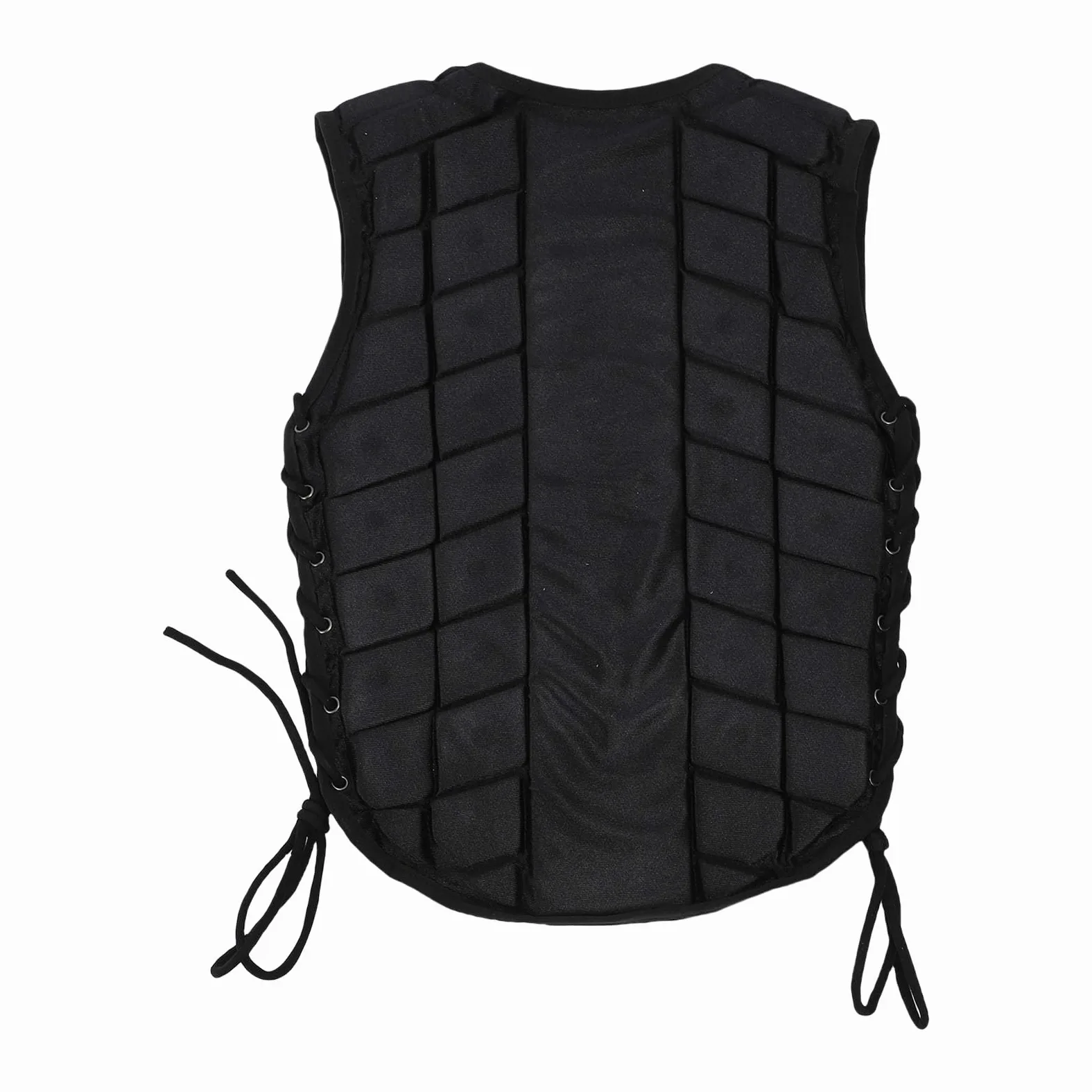 RiToEasysports Chaleco para Montar a Caballo para Niños, Chaleco Protector Ecuestre de Caballos de Cabello Absorción de Choque con Lados Ajustables Cierre de Cremallera Forro Transpirable para