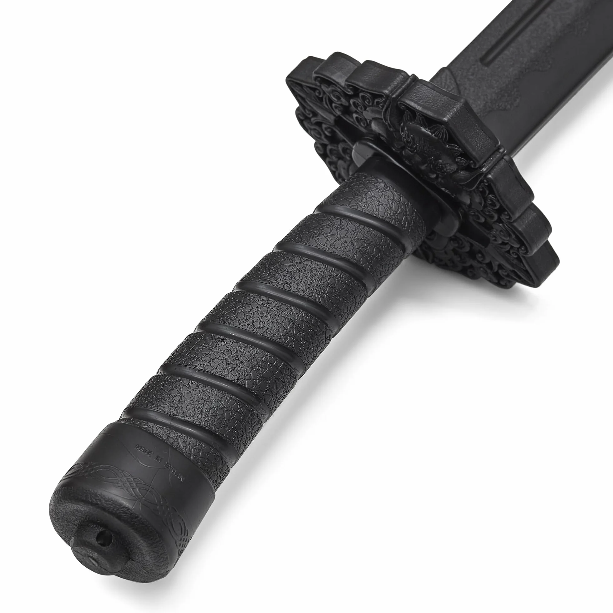Artes Marciales Negro Polipropileno Plástico Kung Fu Broadsword Entrenamiento Espada - 37"