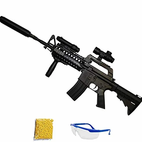Rifle Muelle MR799 M4 (6mm) - Rifle de Airsoft Calibre 6mm (Arma Larga de Aire Suave de Bolas de plástico o PVC). Sistema: Muelle menor que 3,5J