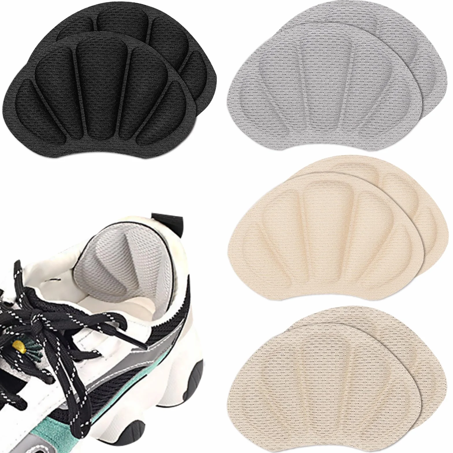 Taloneras para zapatos, Protector de Talón, Almohadillas para reducir talla, evitar resbalones y rozaduras