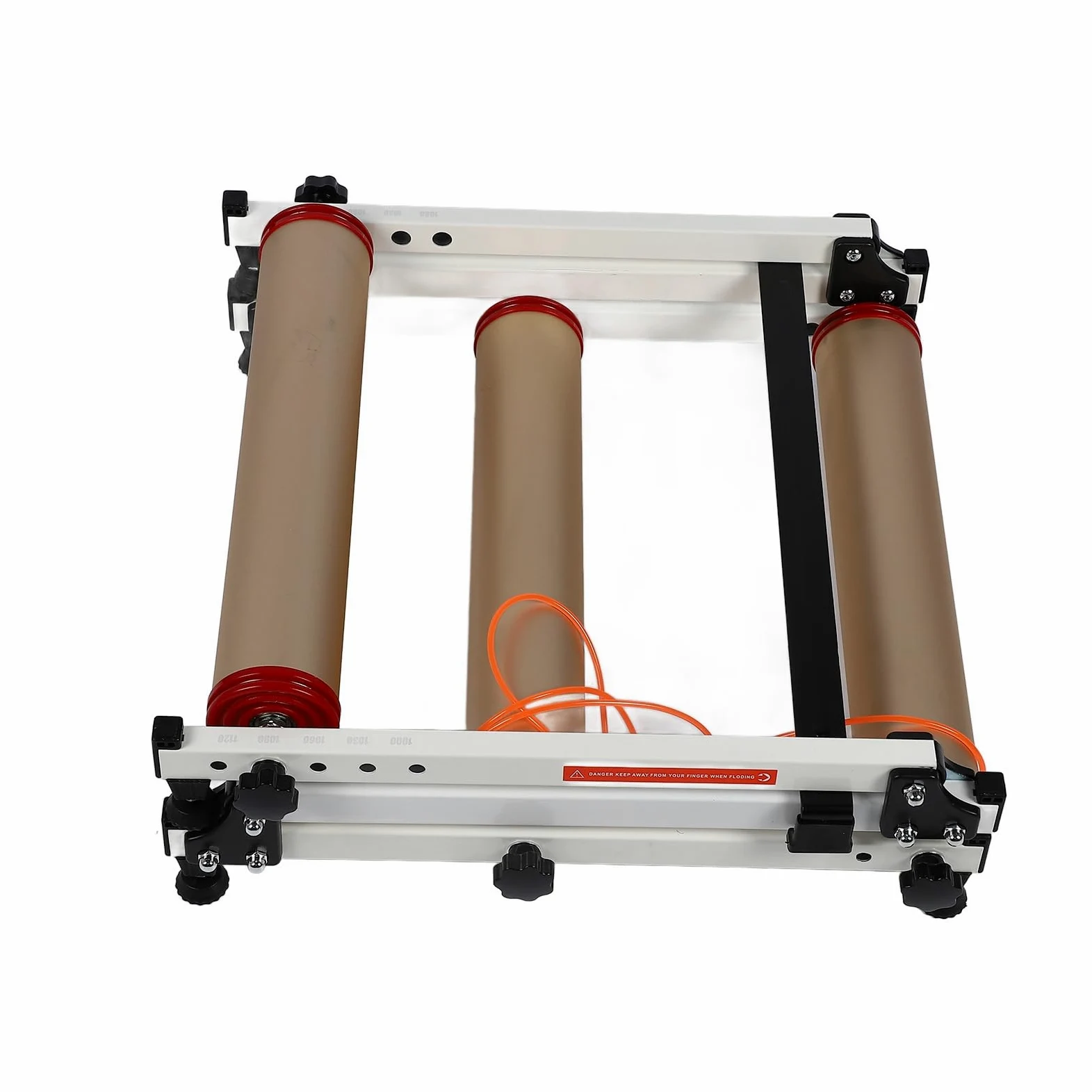 aqxreight Rodillos de Bicicleta para Entrenamiento de Ciclismo en Interiores Plataforma de Conducción de Aleación de Aluminio y ABS con Soporte de Rueda Delantera, Pedales Antideslizantes, Rodillos