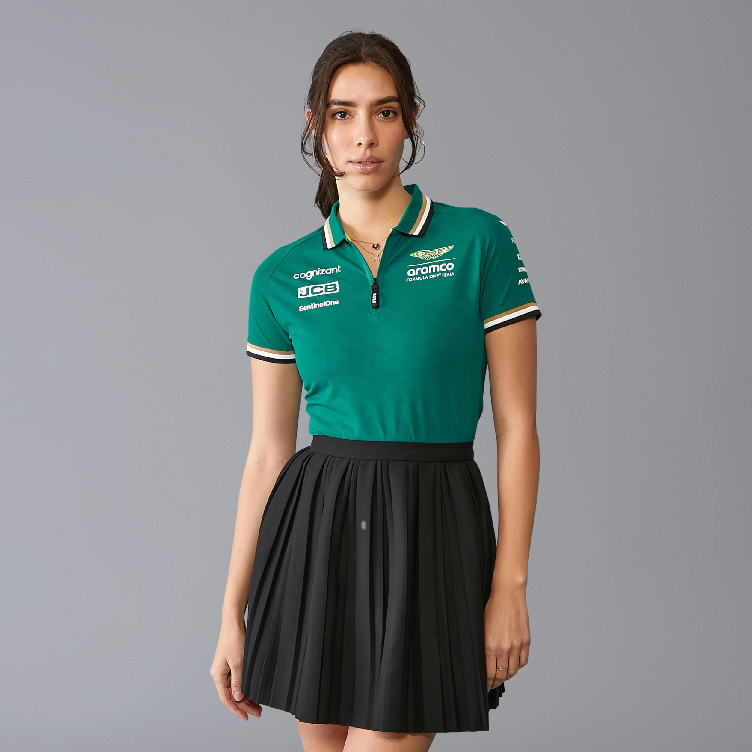 Polo Team 2024 para mujer, color verde, verde, M