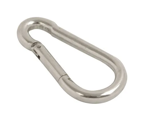 Gancho mosquetón, galvanizado, Surtido, Bzp Steel - 50 Hooks, M10 (3/8 Inch)