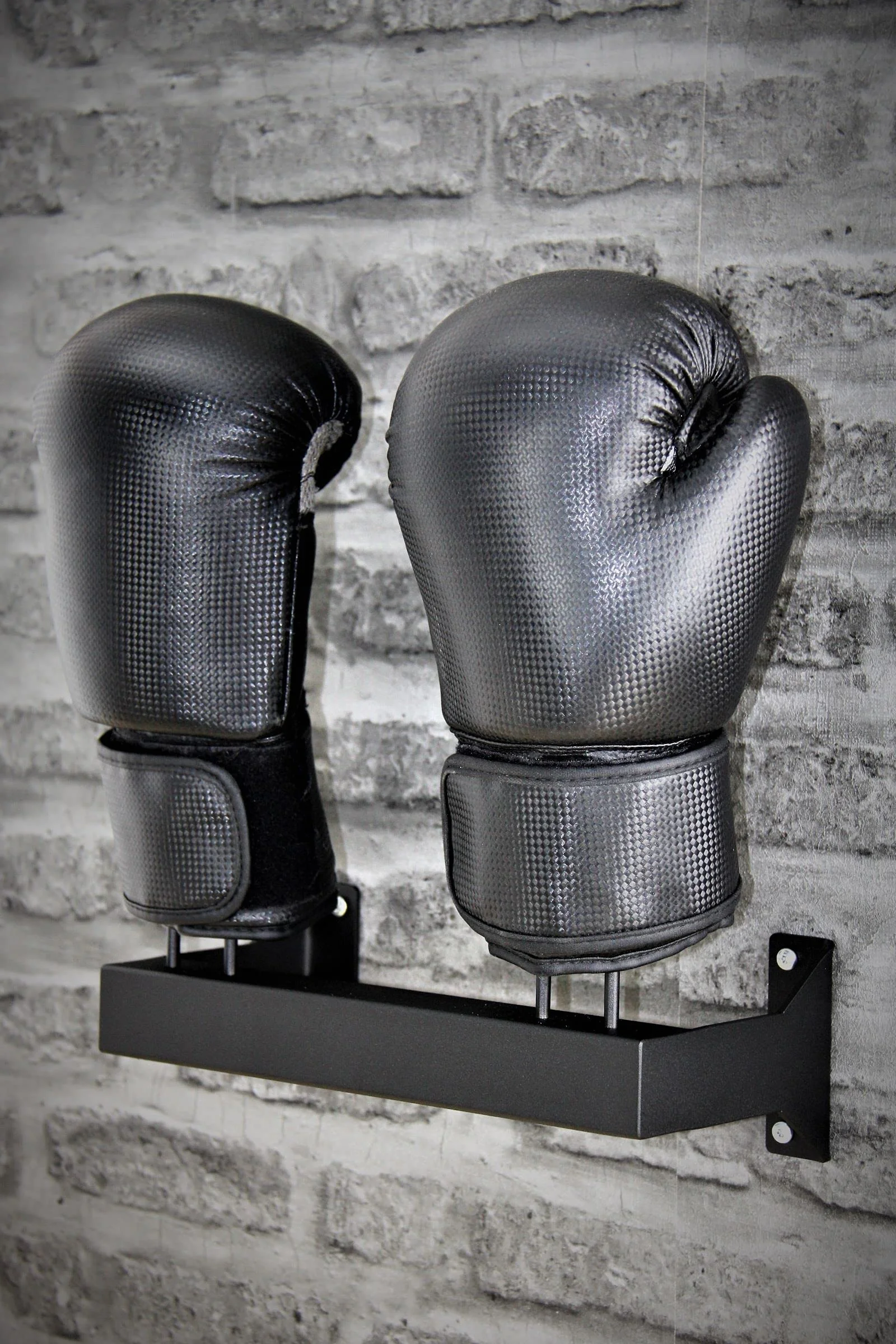 Soportes de Guantes de Boxeo de Pared, Negro