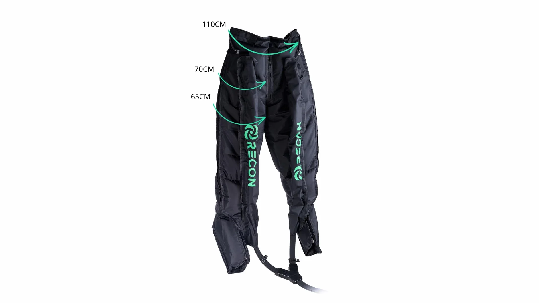 Pantalón de Presoterapia Masajeador Recon 8 Cámaras 6 Modos Batería