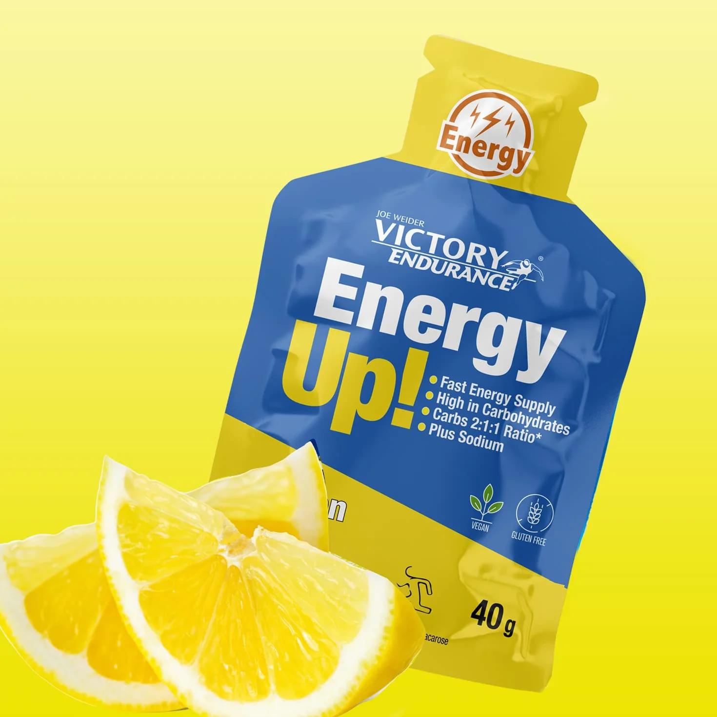 VICTORY ENDURANCE PACK 12x40g Energy Gel sin Cafeína Carbohidratos 2:1:1