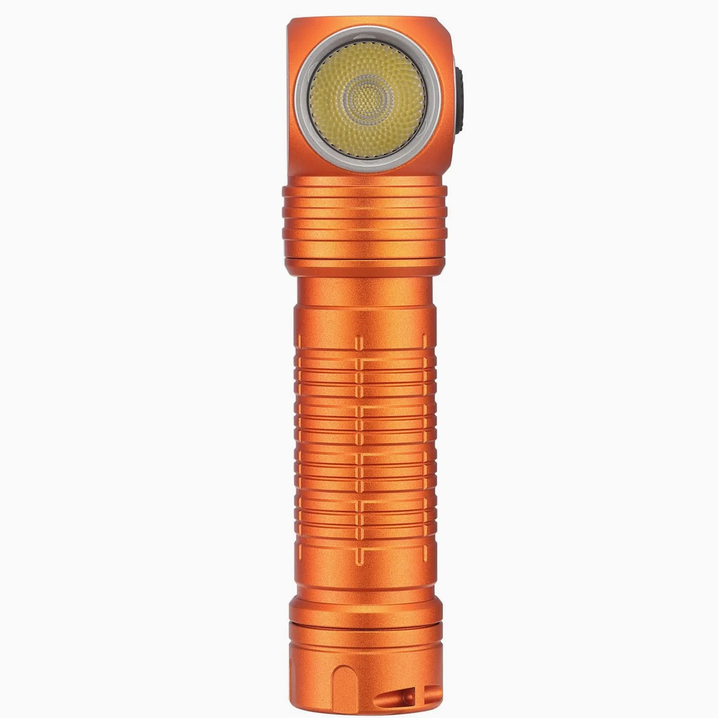SKILHUNT H300 Linterna frontal magnética recargable por USB, manos libres, impermeable, ángulo de trabajo para correr, acampar, senderismo, espeleología (naranja, H300 F50S alto CRI)