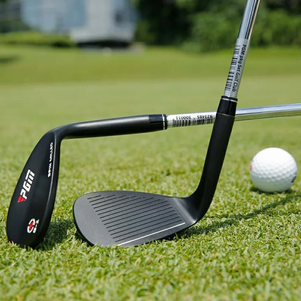 Palos de Golf Cuñas de Arena Loft 50-62 Grados Control de Distancia Cuña de Golf (56 Grados, Negro)