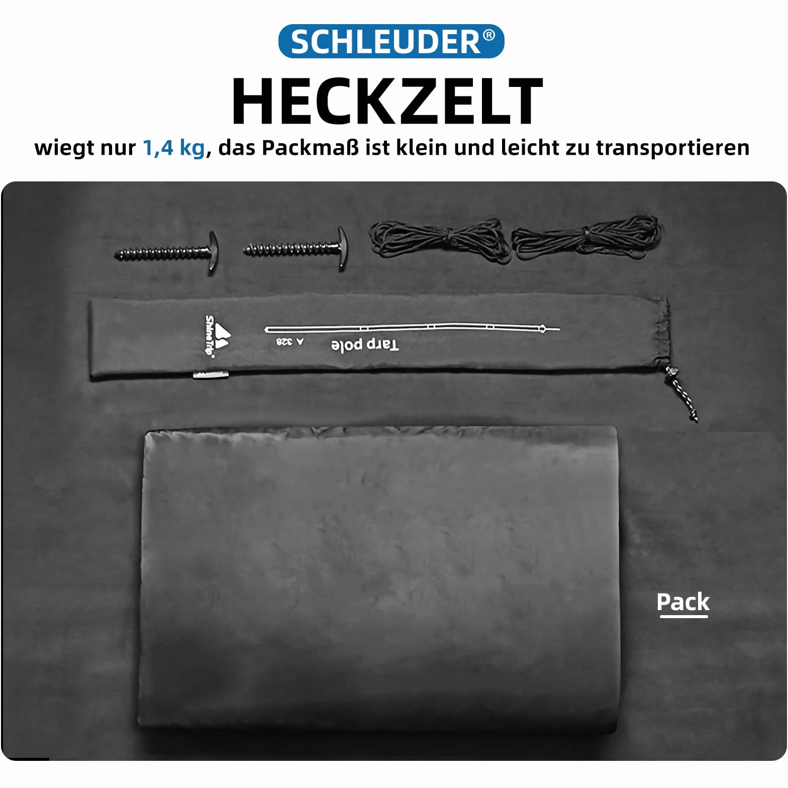 Carpa para Auto Apto para Cualquier Tipo de Coche, Tienda de campaña para Coche Malla para Repelente de Mosquitos, Toldo Coche Disfruta de Acampar, Fácil configuración en 5 Minutos (L)