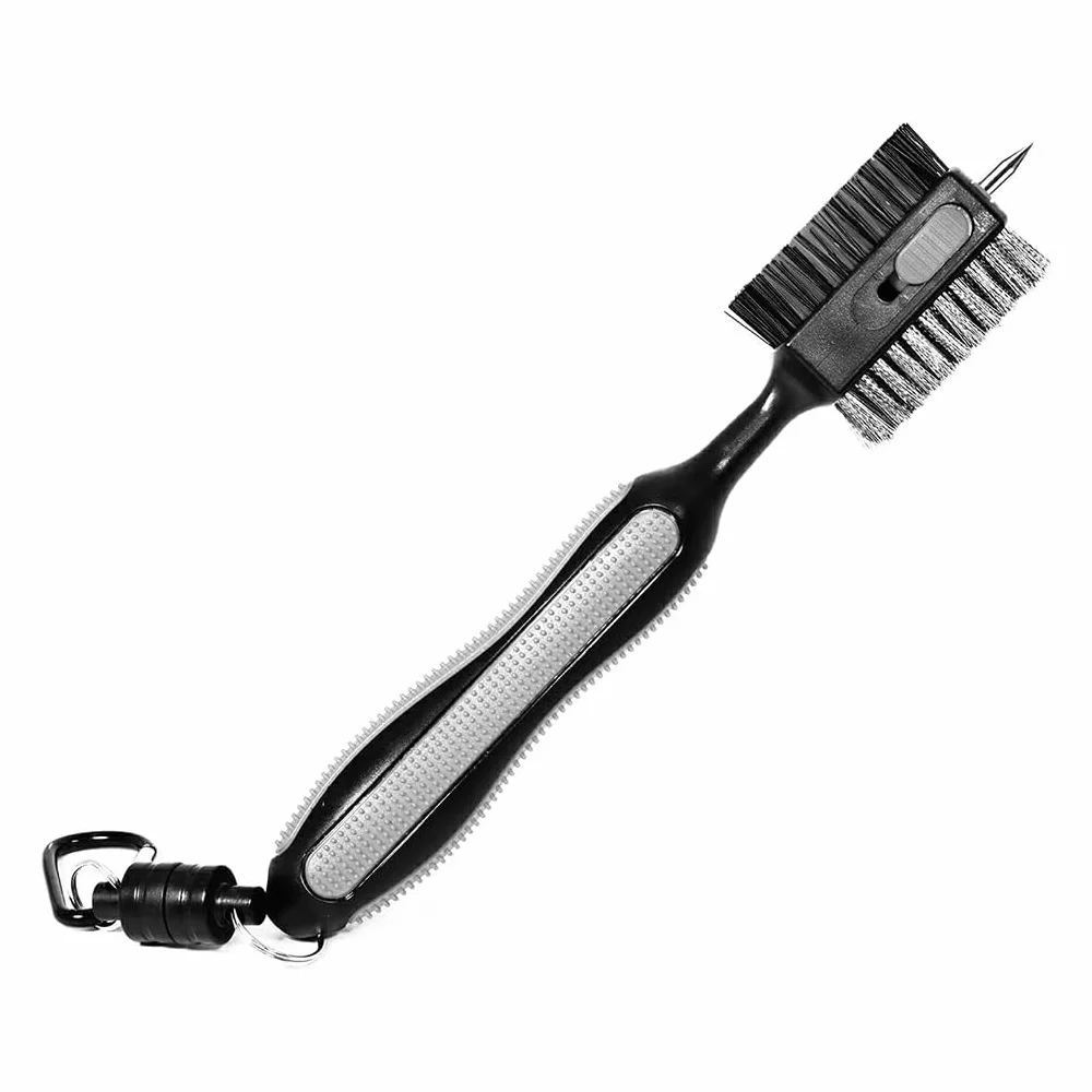 BEALIFE Cepillo de Limpieza de Palos de Golf, Herramienta de Mantenimiento de Manchas de Eje de Golf Reutilizable portátil Antideslizante con Punta de Ranura para Deportes al Aire Libre, Genial
