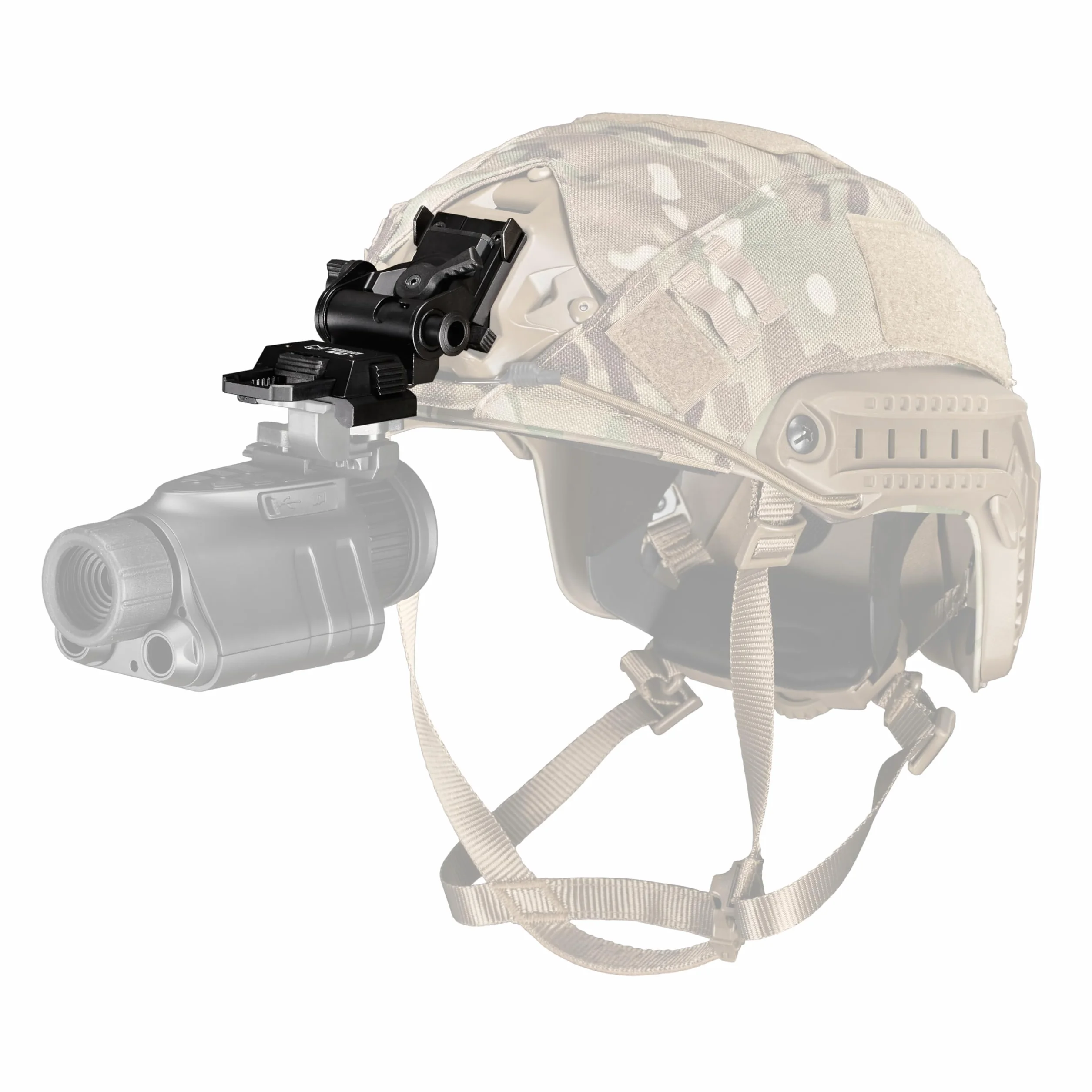Nightfox Soporte de casco N247 para sistemas de cola de milano, aluminio, totalmente ajustable, compatible con Prowl, Swift 2 y otros NVG