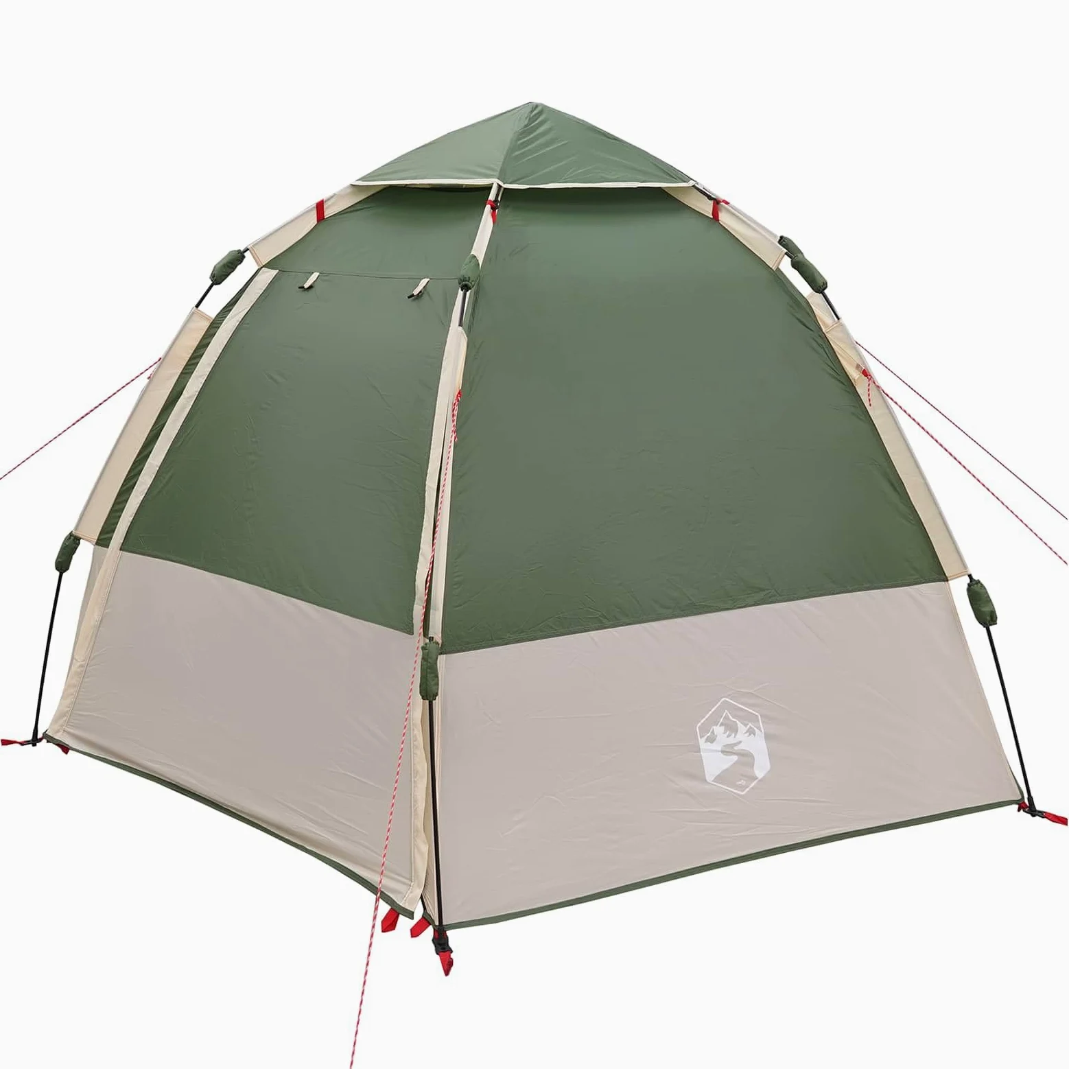 Tienda de campaña instantánea con Mosca para 4 Personas, de liberación rápida, Color Verde, para Exteriores, Ligera, fácil de Instalar, Adecuada para Picnic Familiar, Pesca, Senderismo