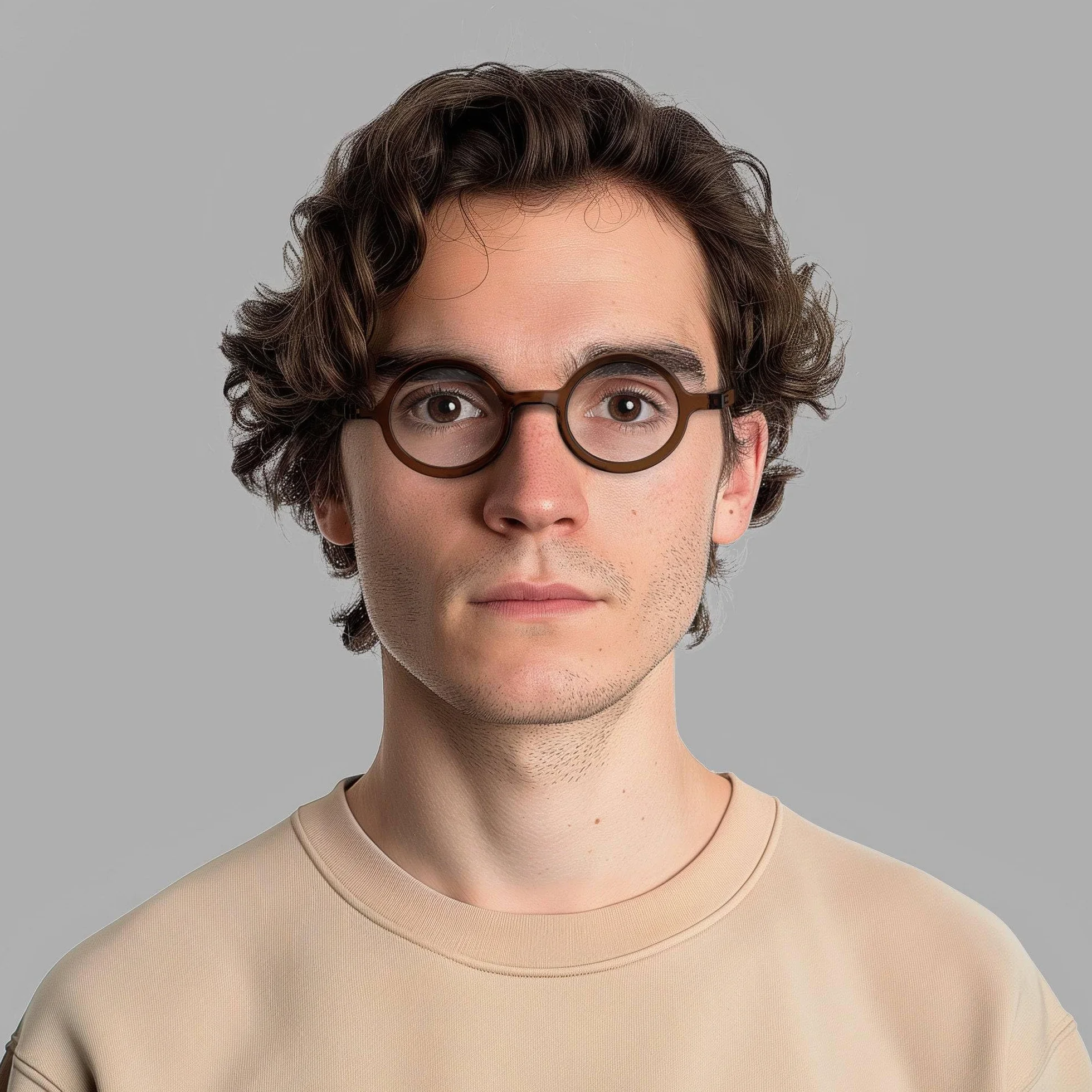 LONDON MOLE® Moley gafas de lectura redondas con bisagras de resorte