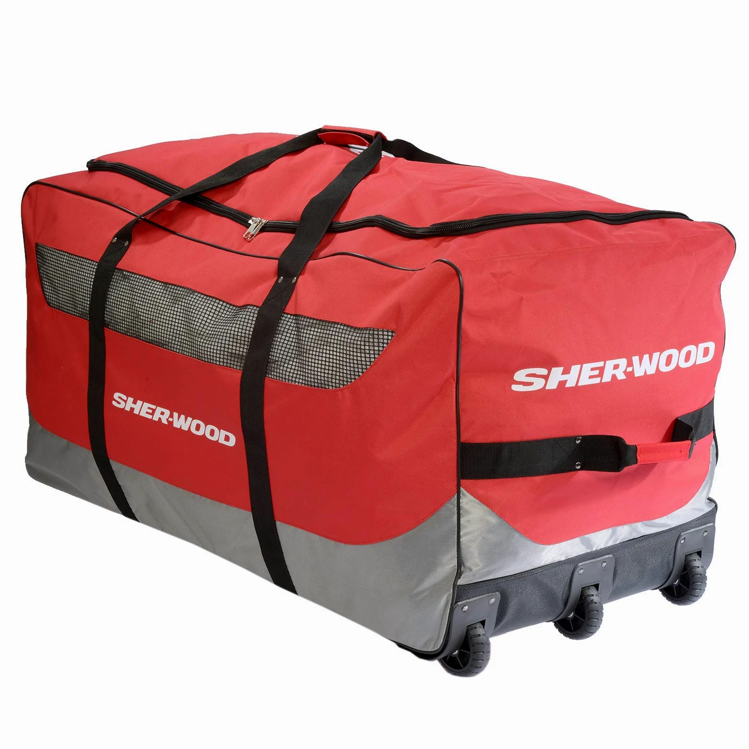 Sherwood Goal GS650 - Bolsa para Portero de Hockey sobre Hielo con 3 Ruedas, 111 x 56 x 55 cm