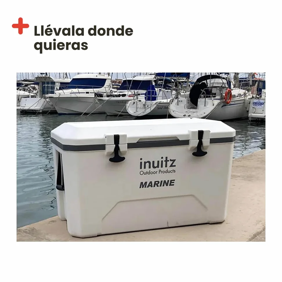 Inuitz Nevera Portatil Grande 100L – Conserva el frío Durante Más Tiempo con Esta Nevera Camping– Ideal para jornadas intensas de Pesca - Ideal para Nevera Camping