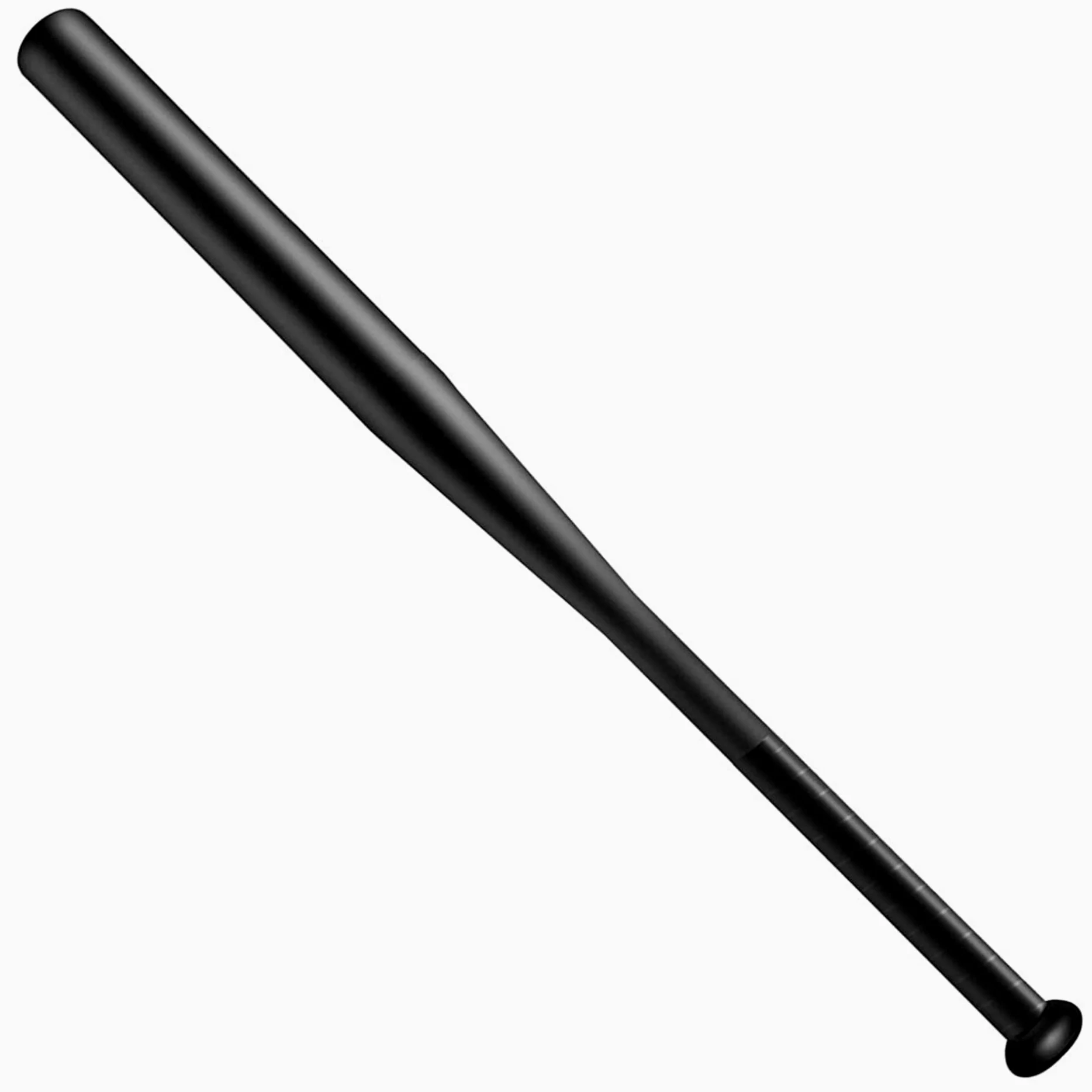 Bate de béisbol de acero 71 cm Reforzado 1 kg Negro Agarre 28 Pulgadas