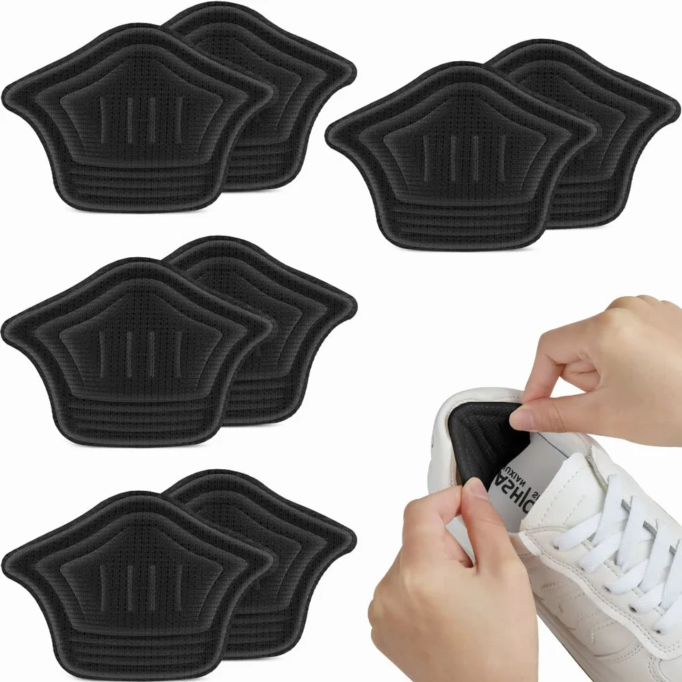 ACWOO Almohadillas De Talón Autoadhesivas, Plantillas Zapatos Esponja, 10mm, Evitar Ampollas